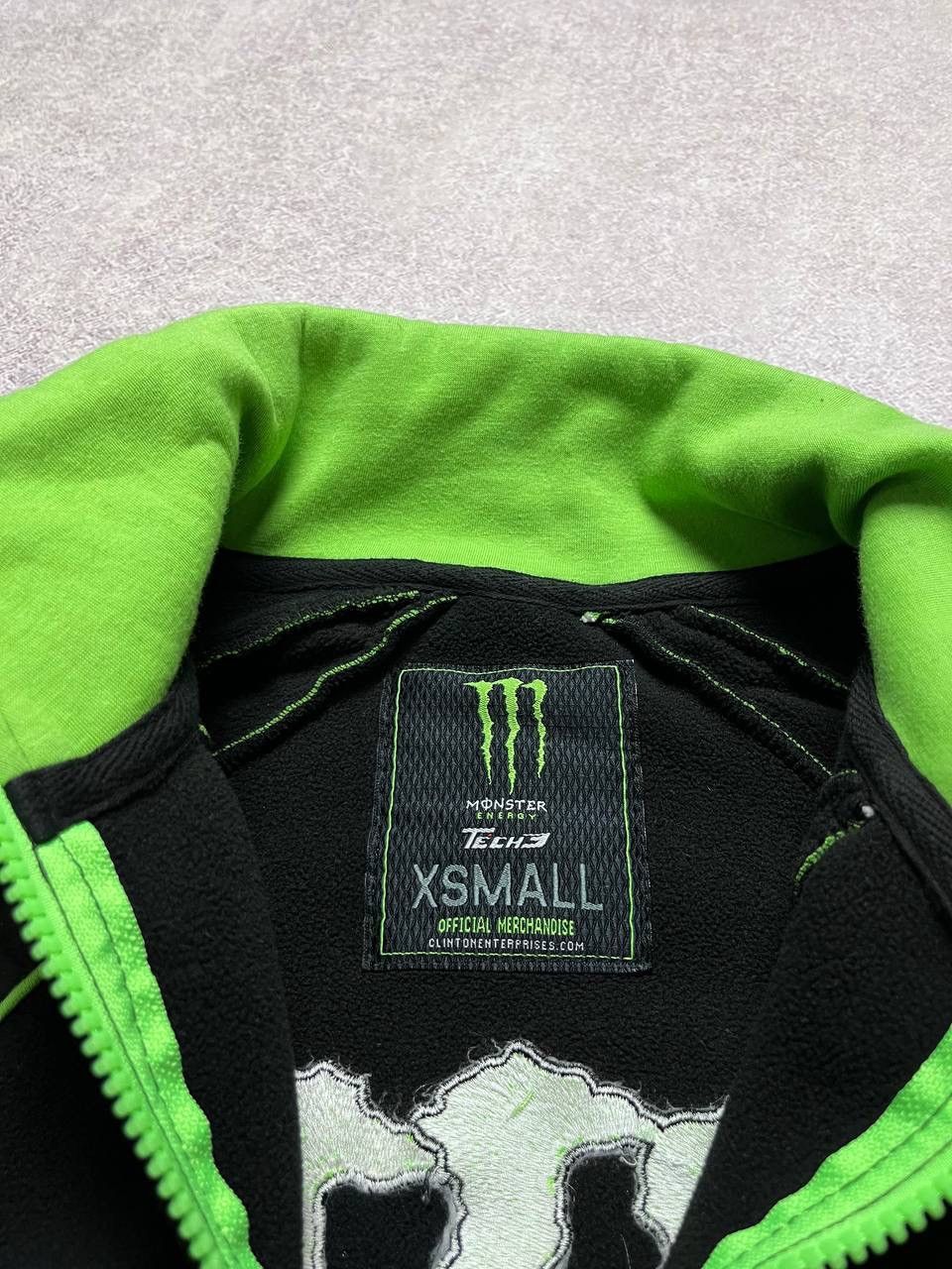 Vintage Vintage Monster Energy Ken Block Zip Fleece Jacket M Size US S / EU 44-46 / 1 - 7 Thumbnail