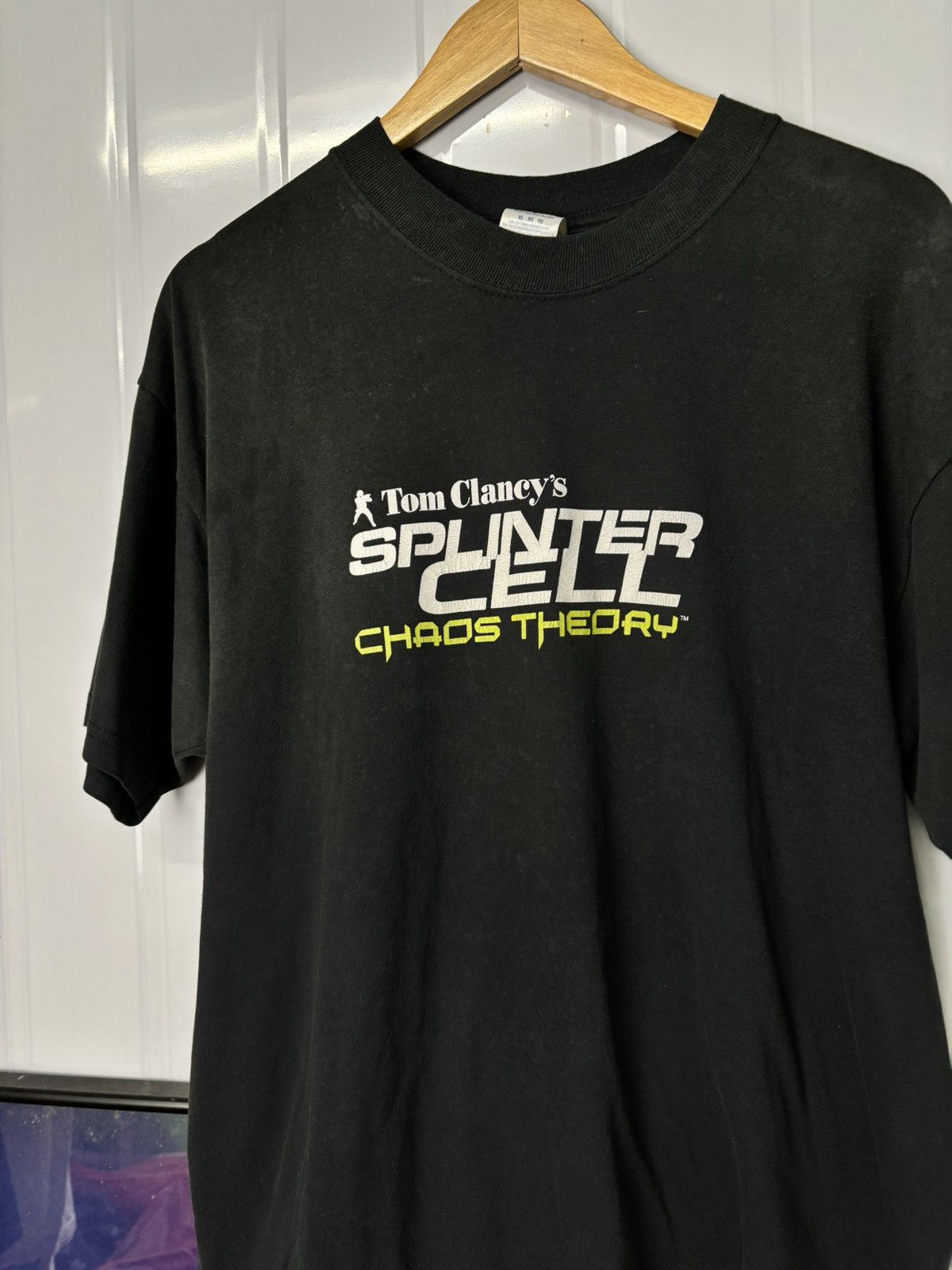 Vintage RARE! Vintage Game Tom Clancy Splinter Cell Size US XL / EU 56 / 4 - 4 Thumbnail