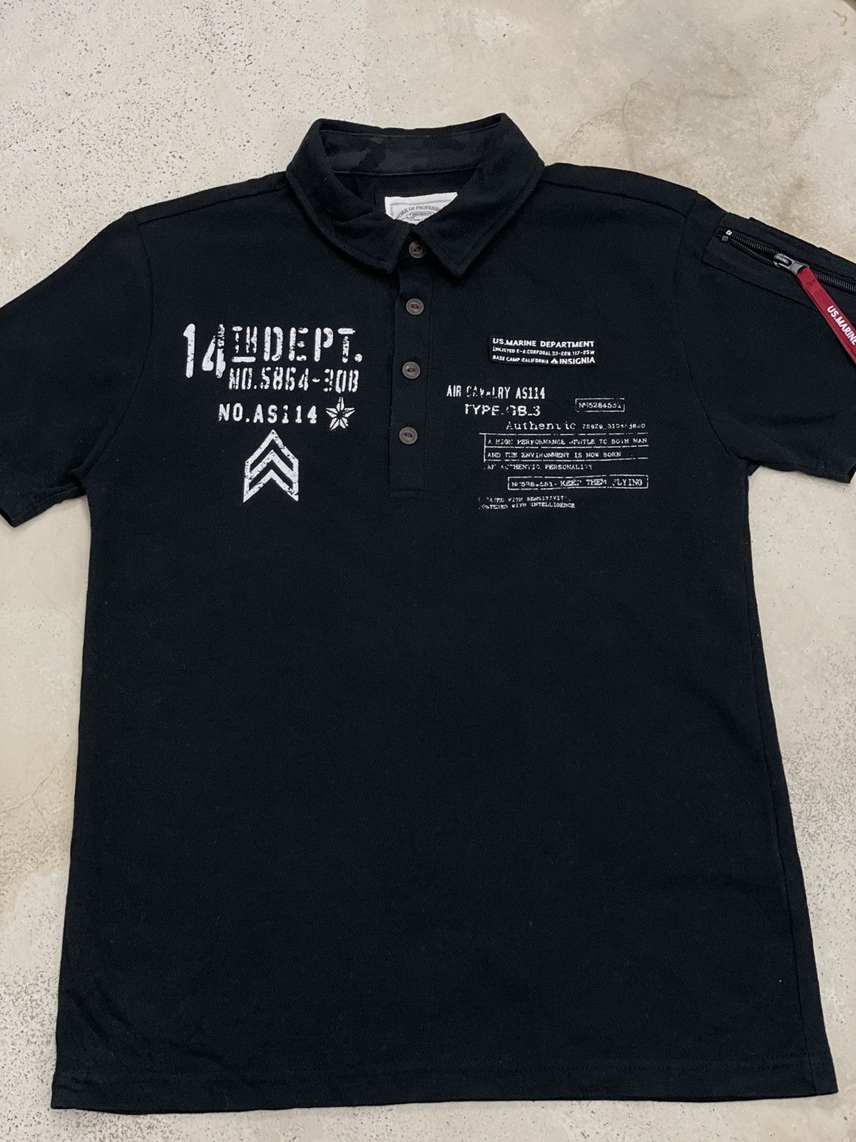 Japanese Brand 14th Dept Marine Insignia Tactical Pocket Body Number Size US M / EU 48-50 / 2 - 4 Thumbnail