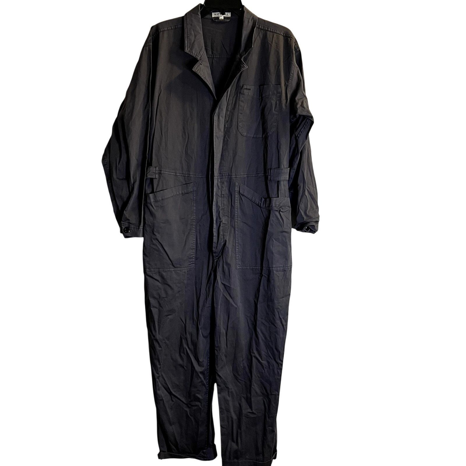 Alex Mill Alex Mill Standard Cotton Twill Iron Gray Jumpsuit XL Size 32" / US 10 / IT 46 - 4 Thumbnail