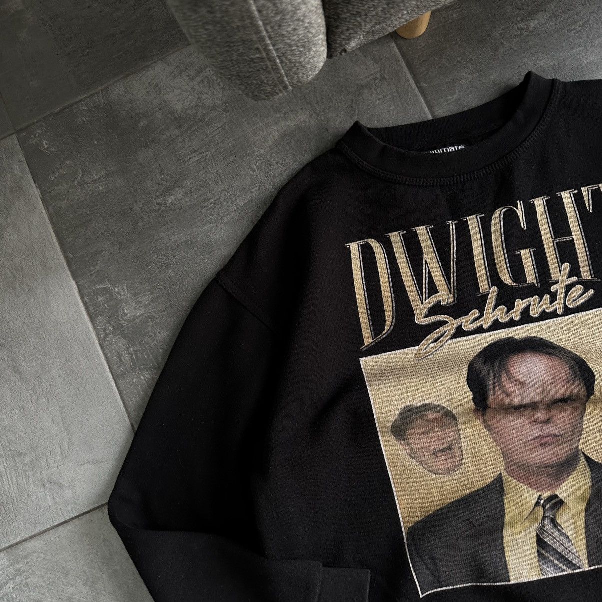 Vintage Vintage Dwight Schrute Sweatshirt Big Logo Joke Humor Artist Size US L / EU 52-54 / 3 - 6 Thumbnail