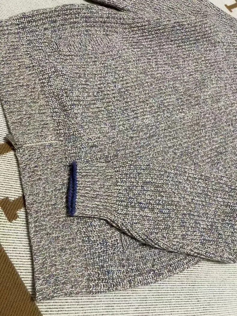 Loro Piana BC23 Men's Colorblock Cashmere Zip Cardigan. Size US XL / EU 56 / 4 - 2 Thumbnail