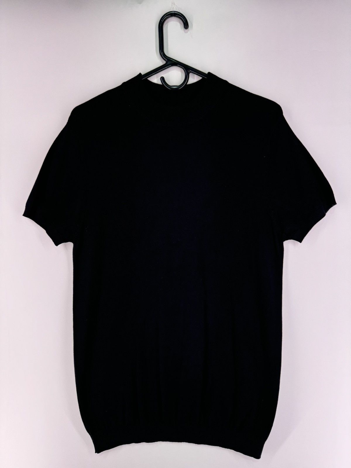 Zara Zara Black Knitted Tee Black Size US M / EU 48-50 / 2 - 1 Thumbnail