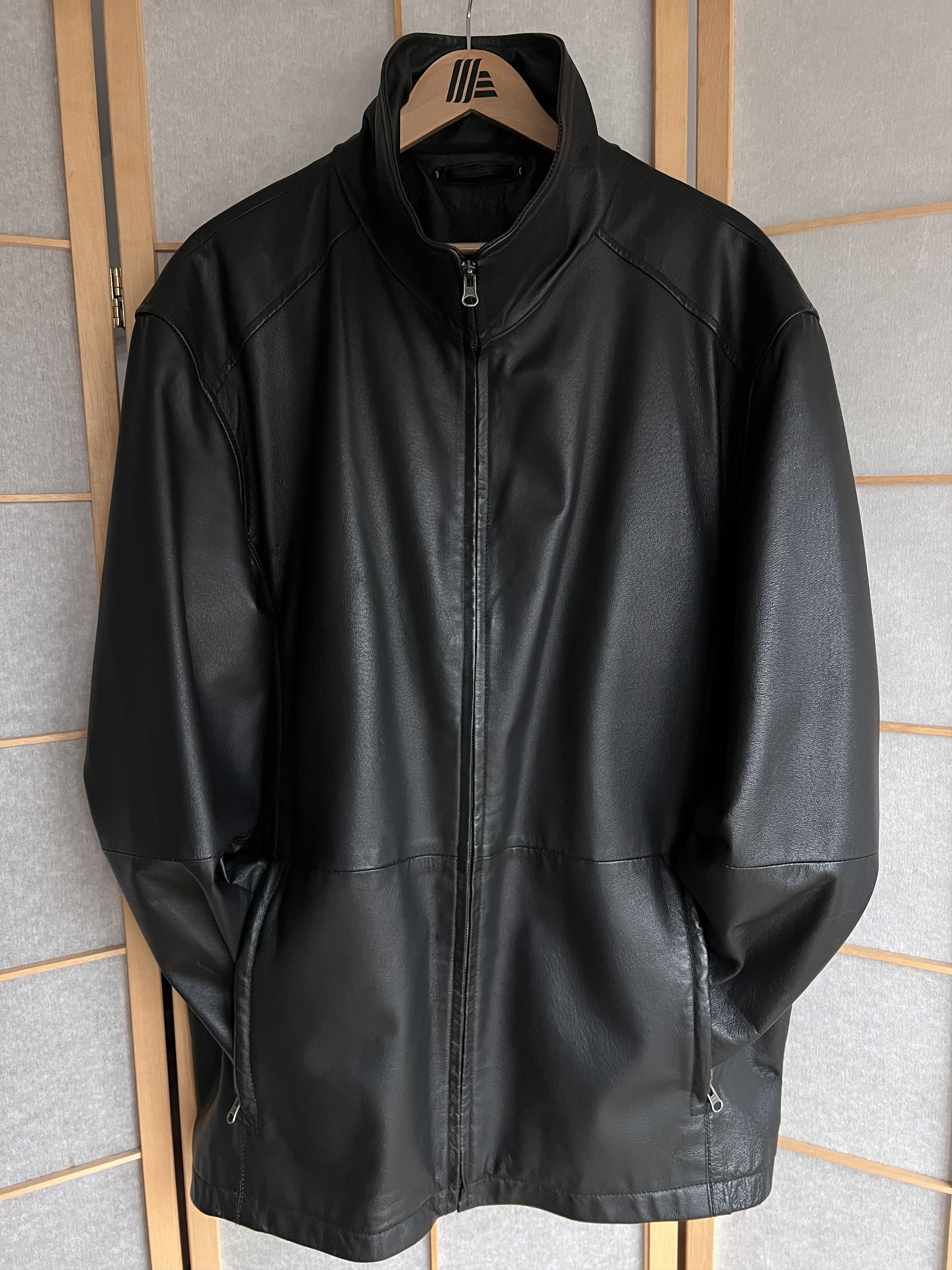 If Six Was Nine 14th Addiction Yohji Yamamoto style leather jacket LGB Boxy Size US XXL / EU 58 / 5 - 7 Thumbnail