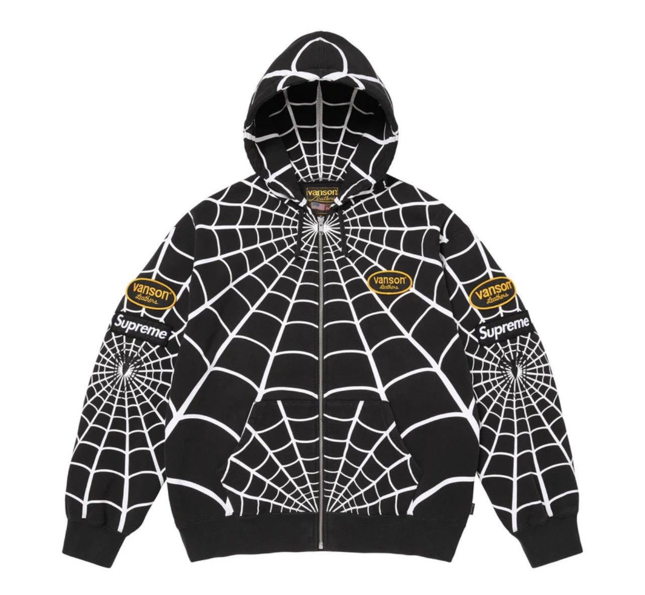 Vanson Leathers SUPREME VANSON LEATHER SPIDER-MAN HOODIE Size US XL / EU 56 / 4 - 2 Thumbnail
