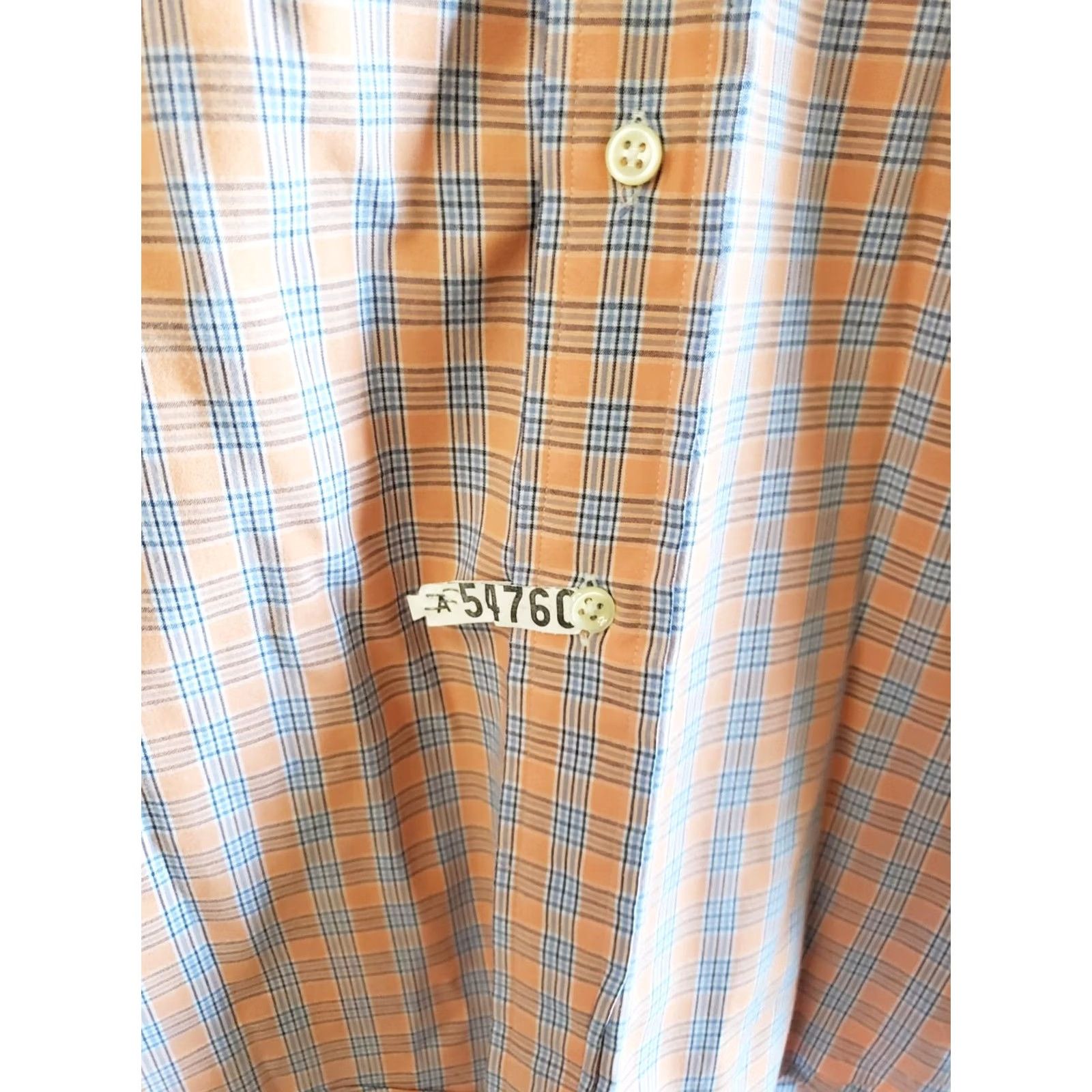 Polo Ralph Lauren VINTAGE Polo Ralph Lauren Blake Coral Plaid Button-Up Shirt Long Sleeve Mens Sz L Cotton Size US L / EU 52-54 / 3 - 4 Thumbnail