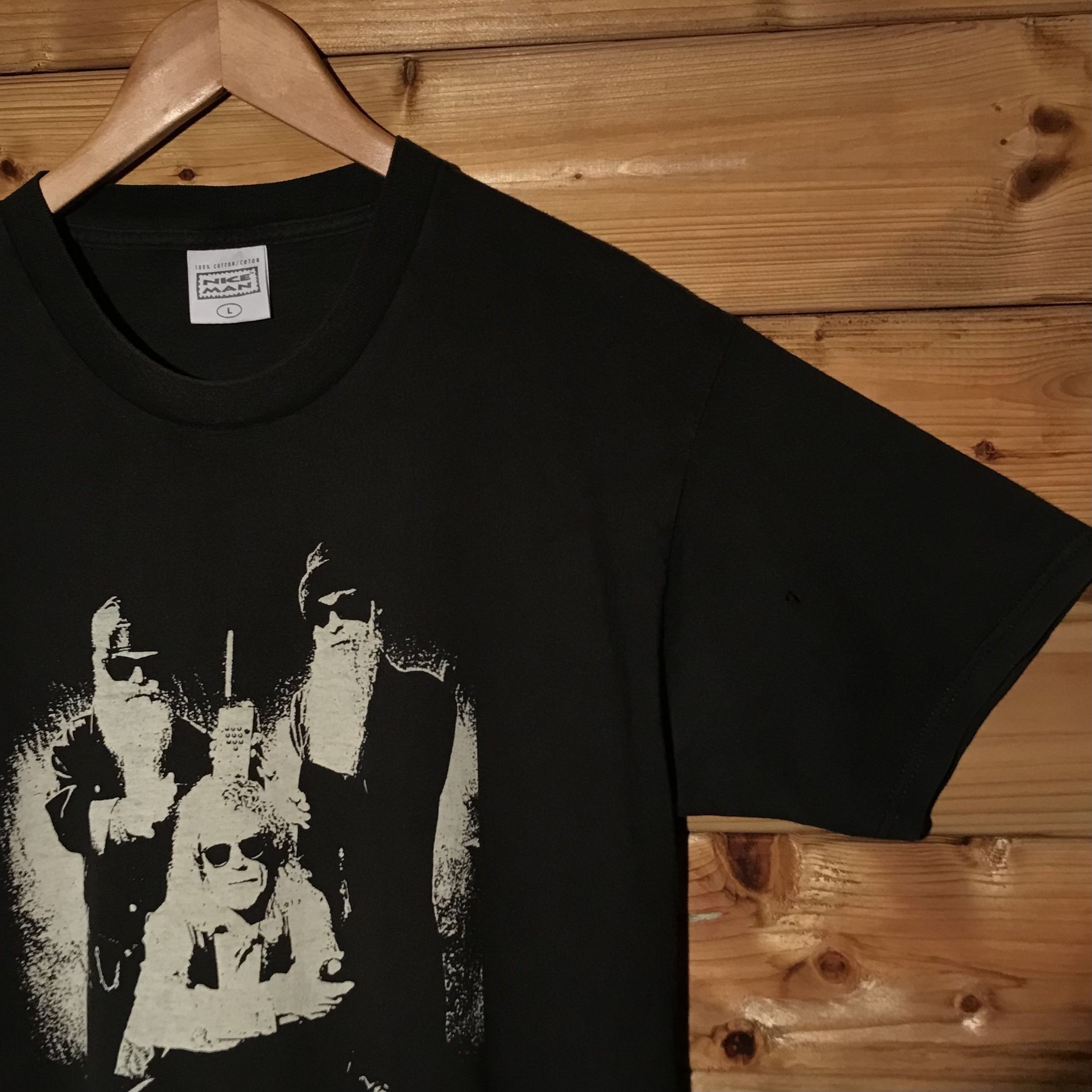 Band Tees × Vintage 90s Vintage ZZ Top Insist On The Originals Band T Shirt Size US L / EU 52-54 / 3 - 6 Thumbnail
