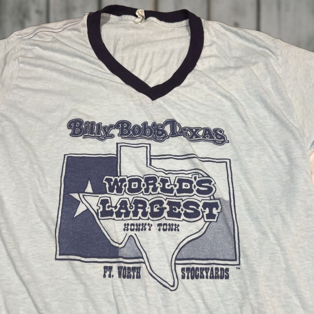 Anvil Vintage Billy Bob’s Texas Honky Tonk Women’s Night Shirt CHED By Anvil Light Blu Size ONE SIZE - 1 Thumbnail