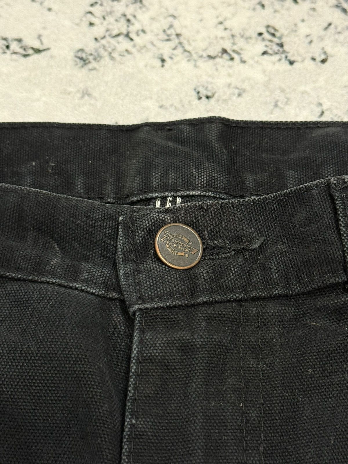 Dickies Y2K Dickies Faded Black Double Knee Distressed Workwear Size US 30 / EU 46 - 10 Thumbnail