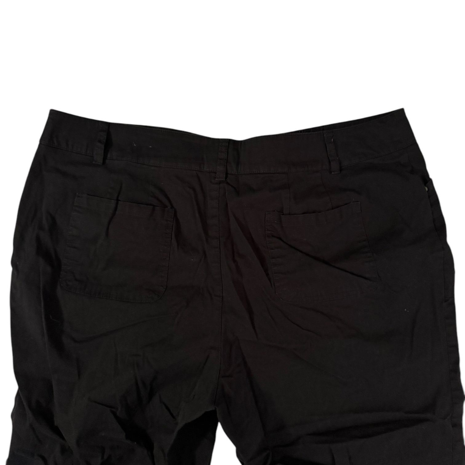 Avenue Avenue Women’s Black Cropped Pants with Pockets – Size 18 Size 40" / US 18 - 6 Thumbnail