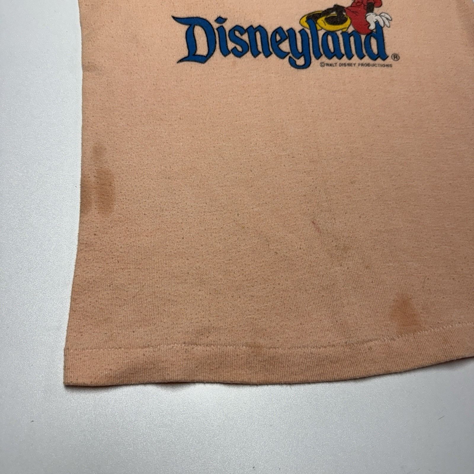 Disney Vintage 70s Disneyland Womens T Shirt Medium 14x21 "Baby T" Size M / US 6-8 / IT 42-44 - 7 Thumbnail