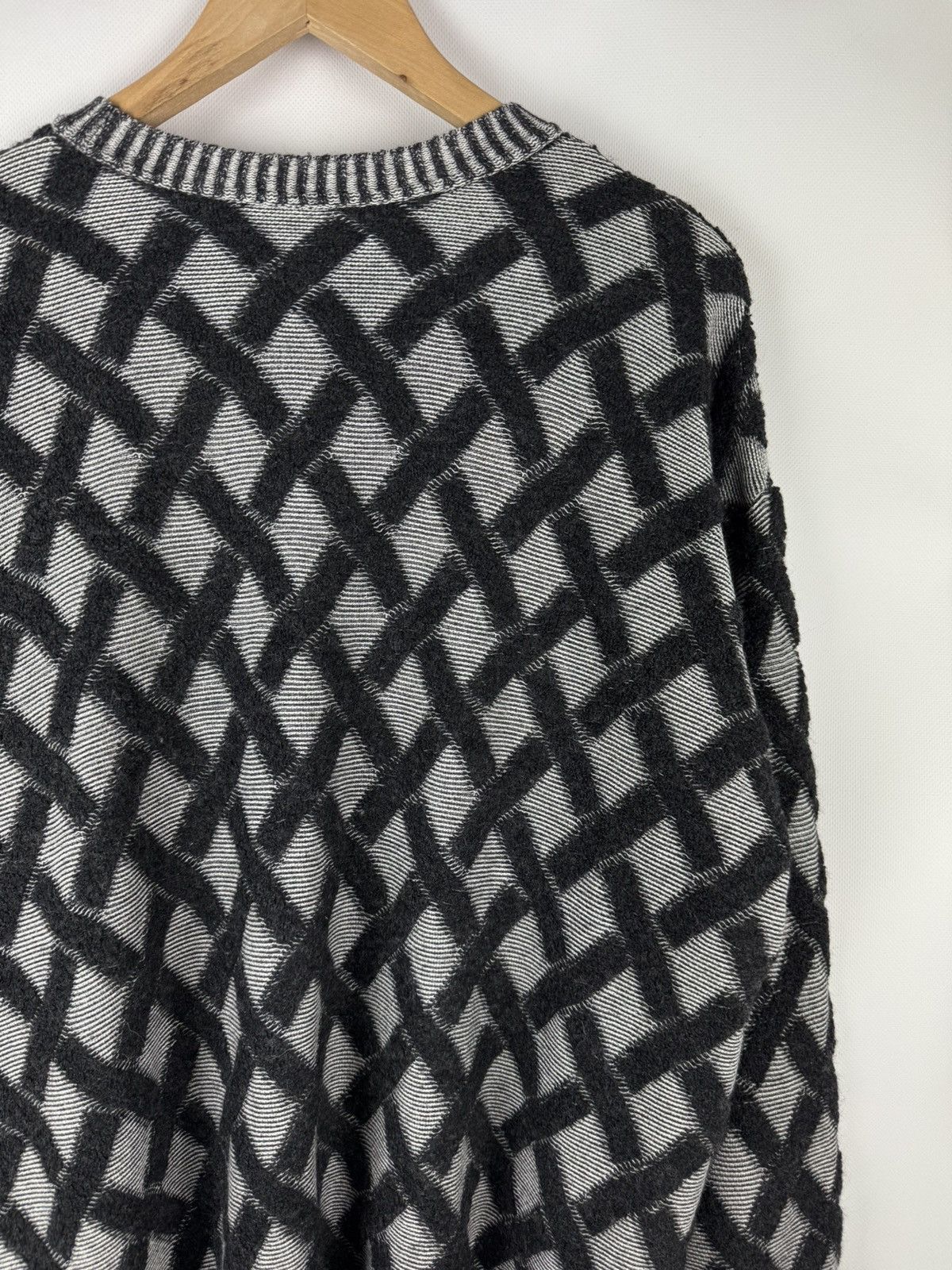 Carlo Colucci Carlo Colucci Cotton Wool Knitted Crewneck Sweater Pullover Size US XL / EU 56 / 4 - 17 Thumbnail