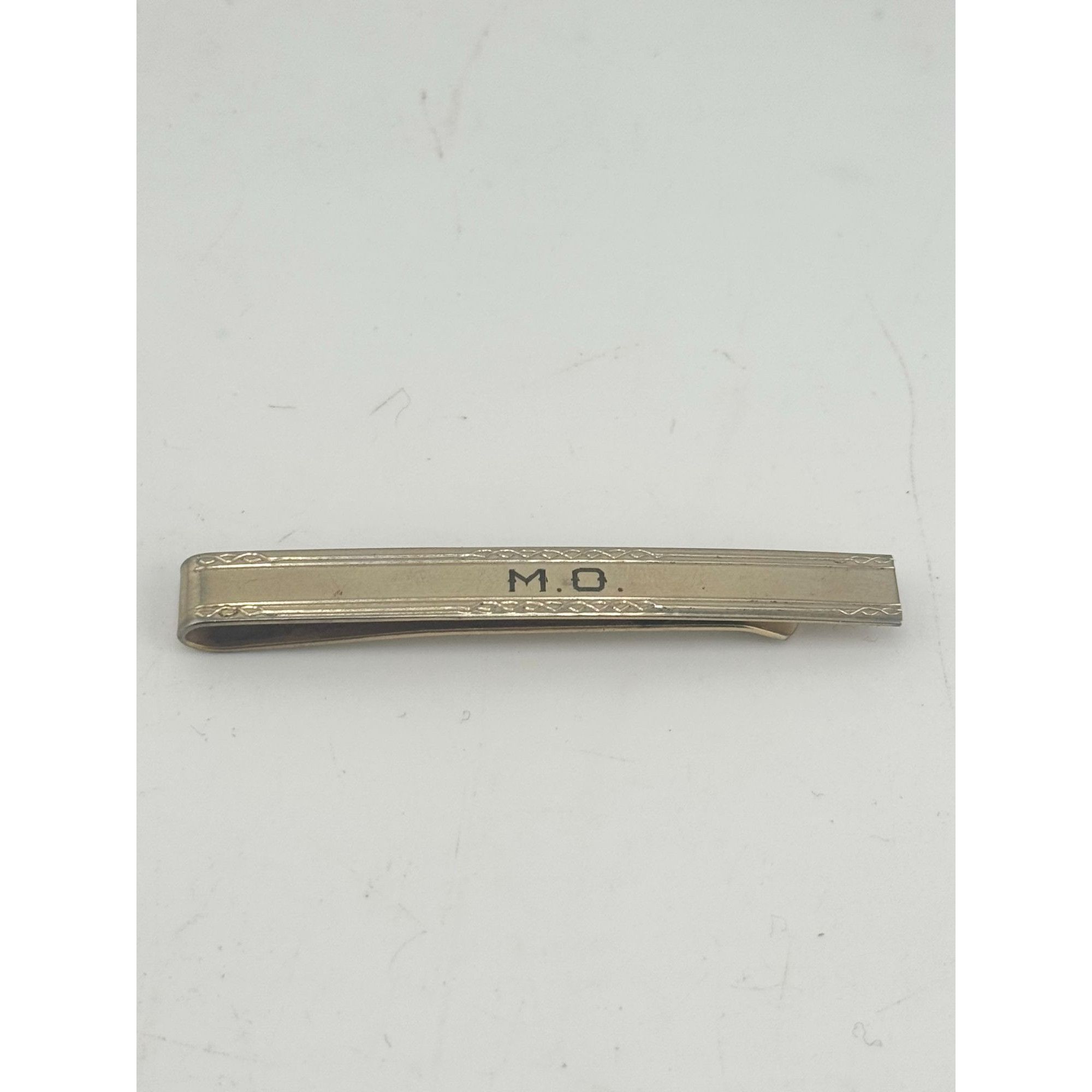 Vintage Vintage gold tone Monogrammed tie clip Size ONE SIZE - 2 Thumbnail