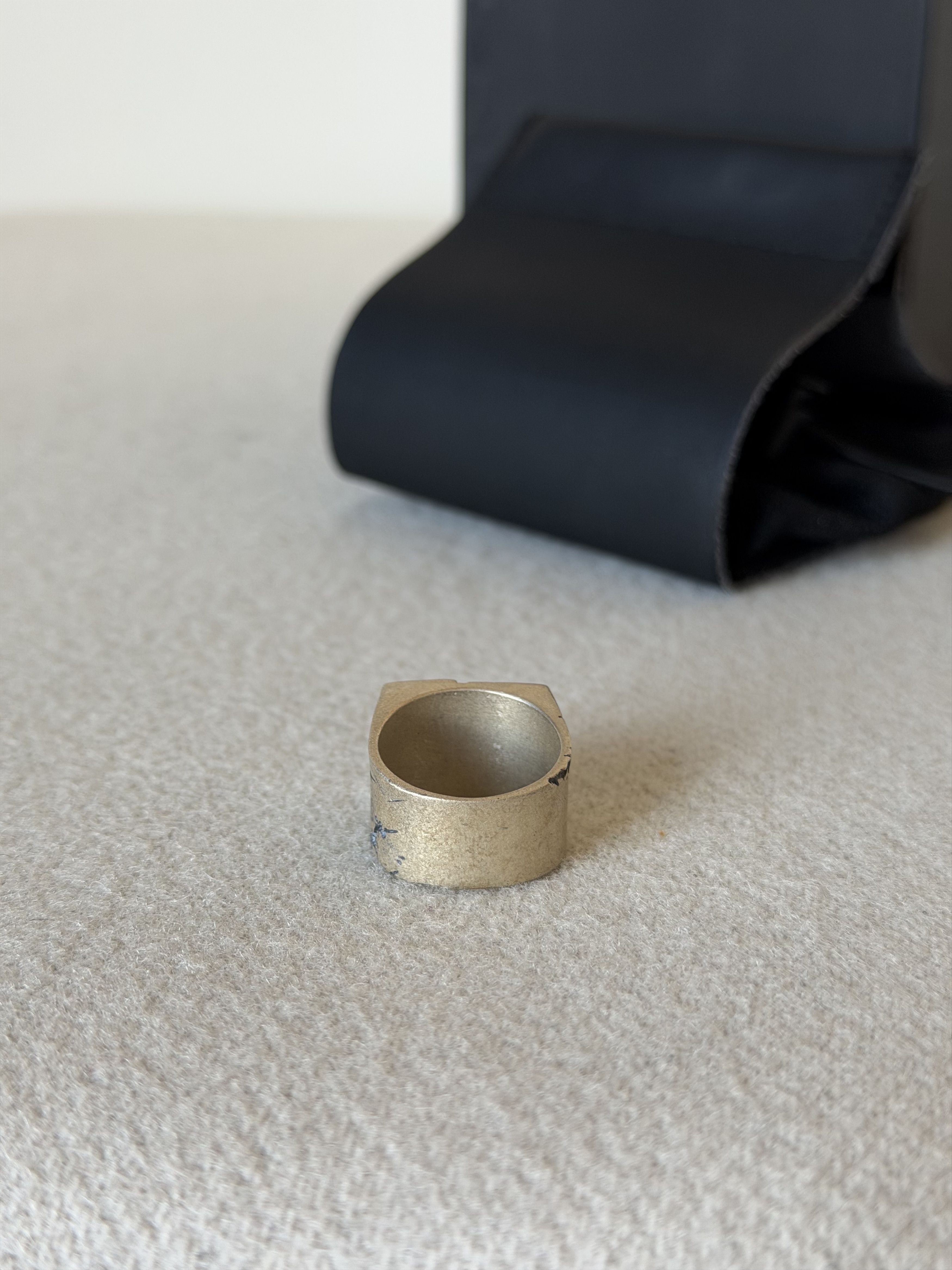 C2H4 C2H4 Debris Crevice Ring in Silver Size ONE SIZE - 4 Thumbnail