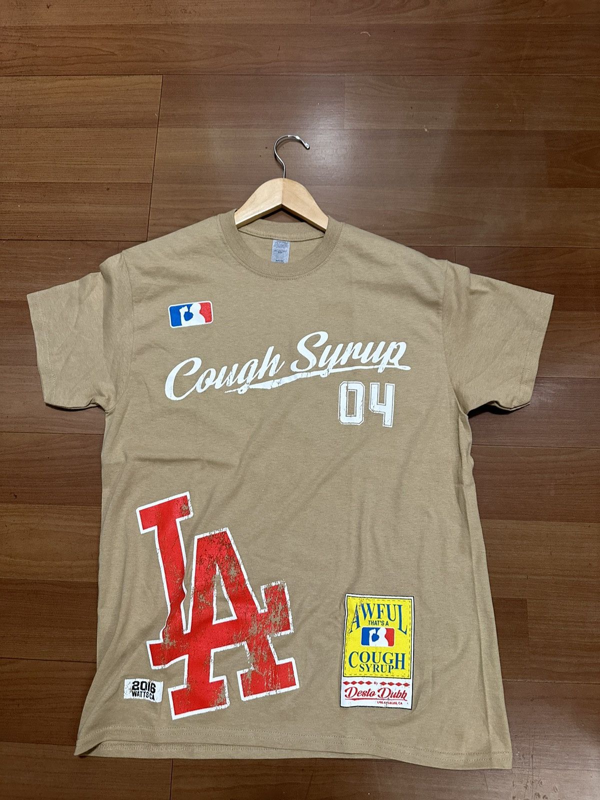 Awful Lot of Cough Syrup LA T- Shirt Brand New, image size:1200x1600