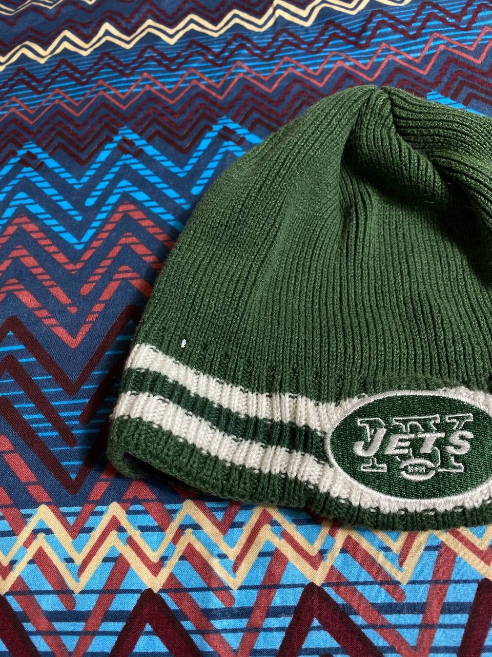 Reebok Hats green Vintage striped Reebok Y2K logo NFL Streetwear Size ONE SIZE - 5 Thumbnail