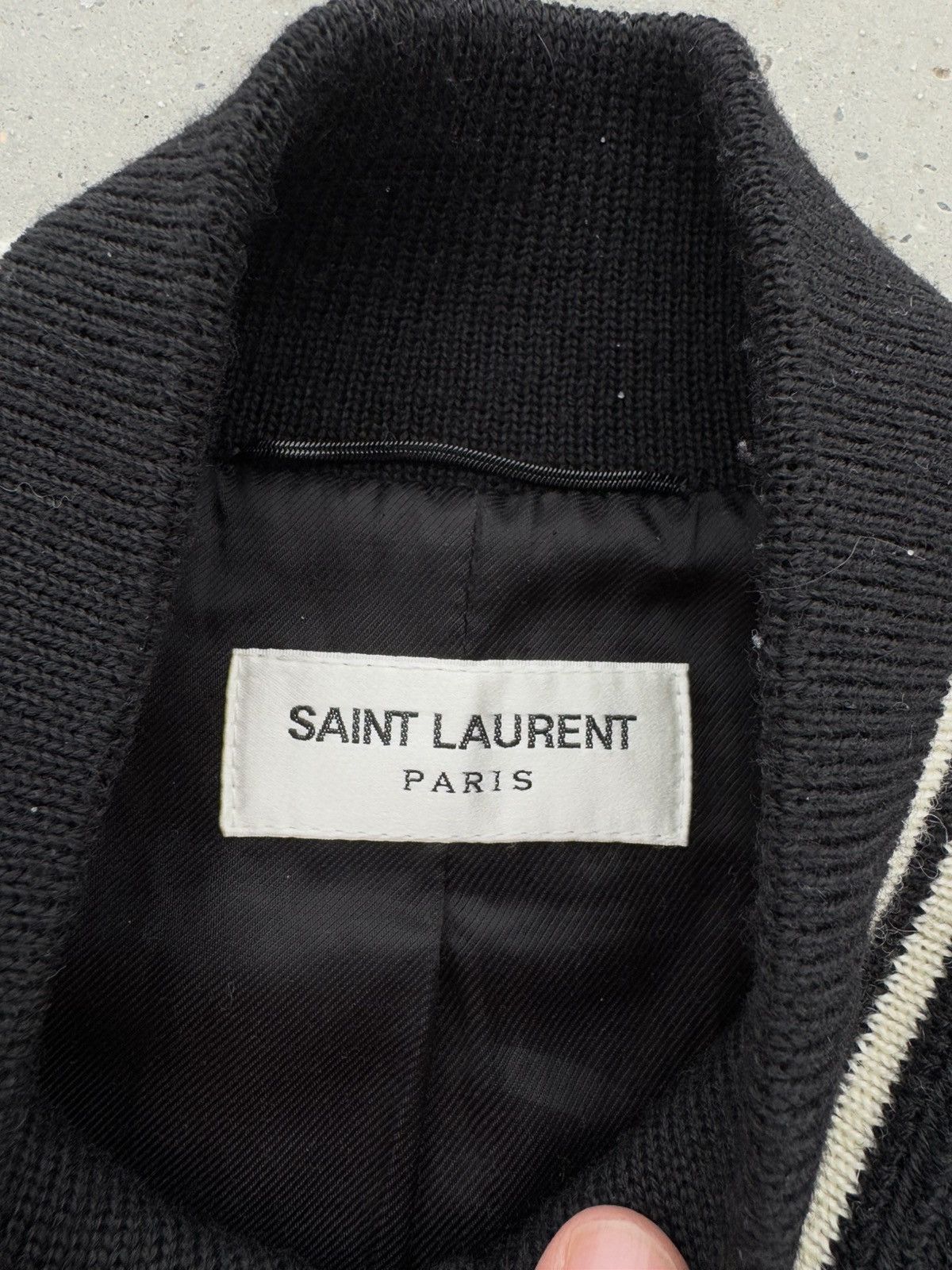 Hedi Slimane × Saint Laurent Paris × Yves Saint Laurent *ULTRA RARE* Hedi Slimane YSL Saint Laurent Paris teddy Size US L / EU 52-54 / 3 - 3 Thumbnail