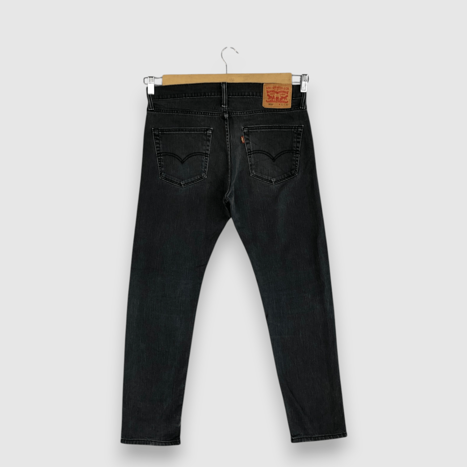 Levi's Vintage Y2K Dirty Levis Jeans Levi's Super Faded Black Denim Size US 32 / EU 48 - 2 Thumbnail