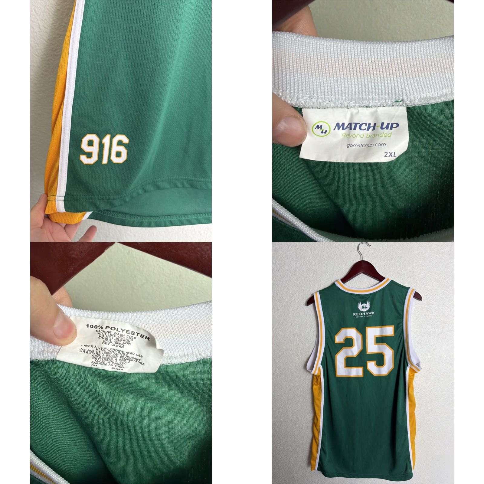 Vintage VINTAGE Sacramento A’s Adult XXL Tank Top Green Yellow Red Hawk Promo Fits Like Mens L Size US XXL / EU 58 / 5 - 8 Thumbnail