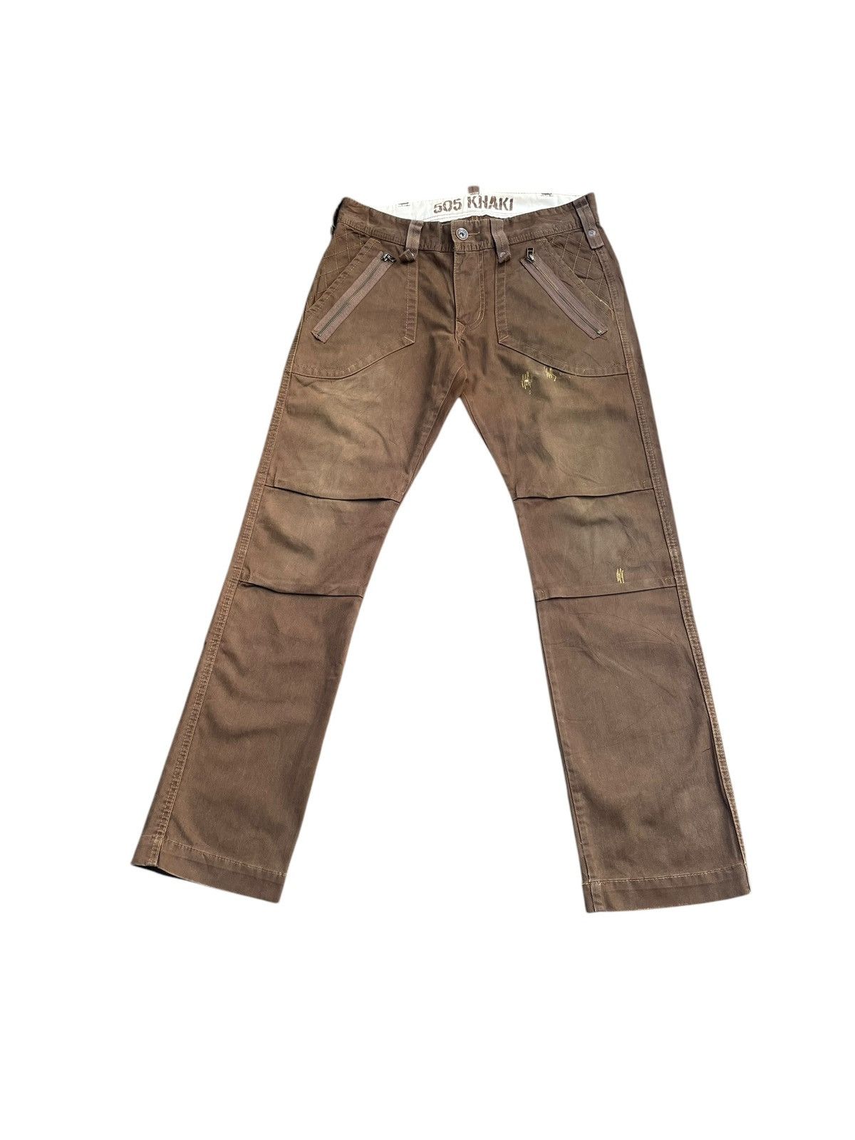 Edwin Edwin 505 Khaki Size US 33 - 1 Thumbnail