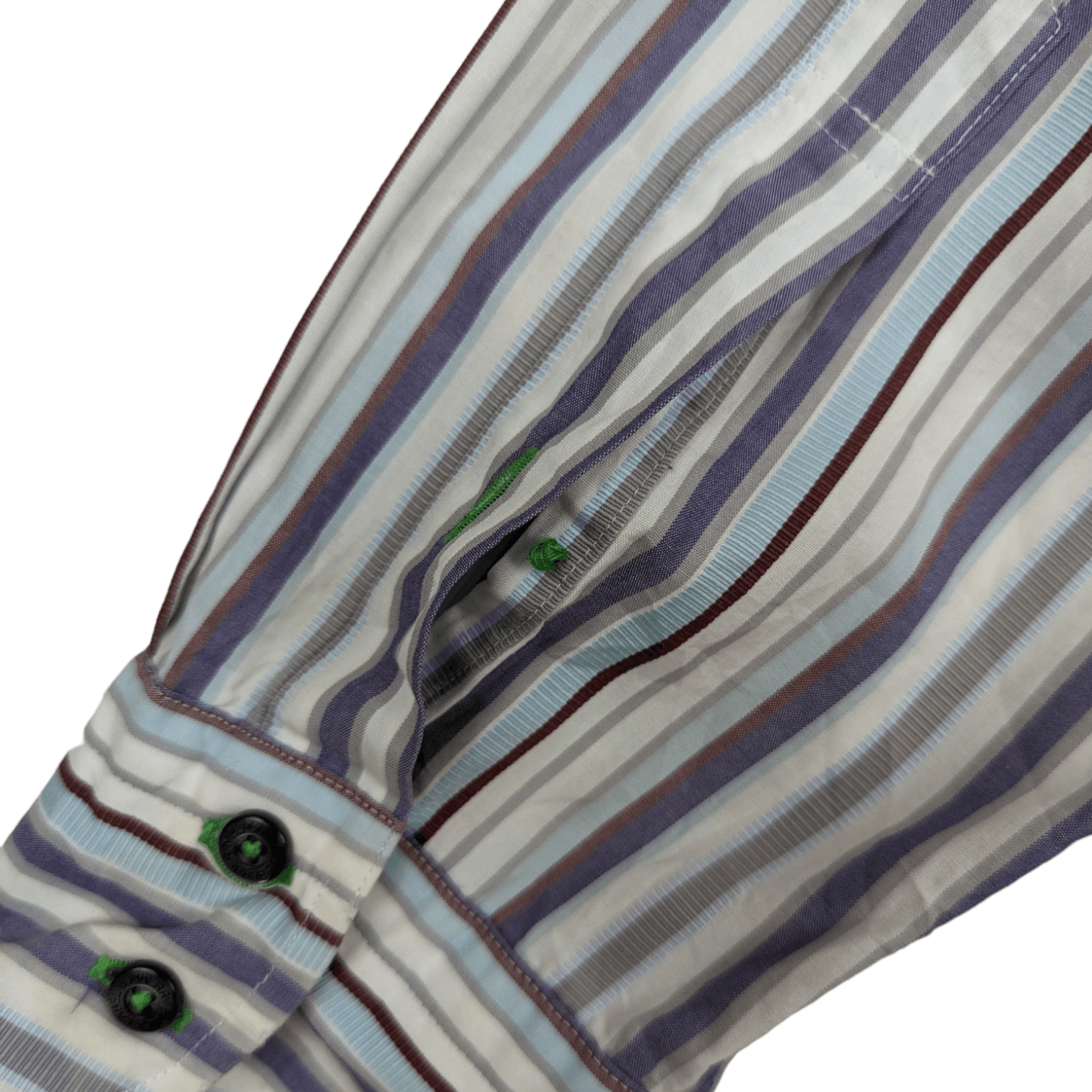 Burberry BURBERRY Striped Button Up Shirt Size US L / EU 52-54 / 3 - 8 Thumbnail