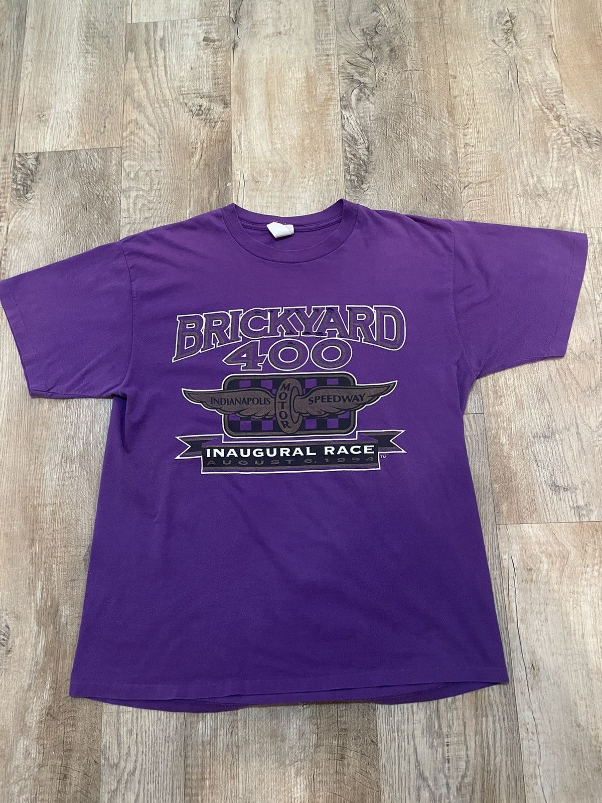 Vintage 90’s Brickyard 400 Nascar with perfect distressing Grailed