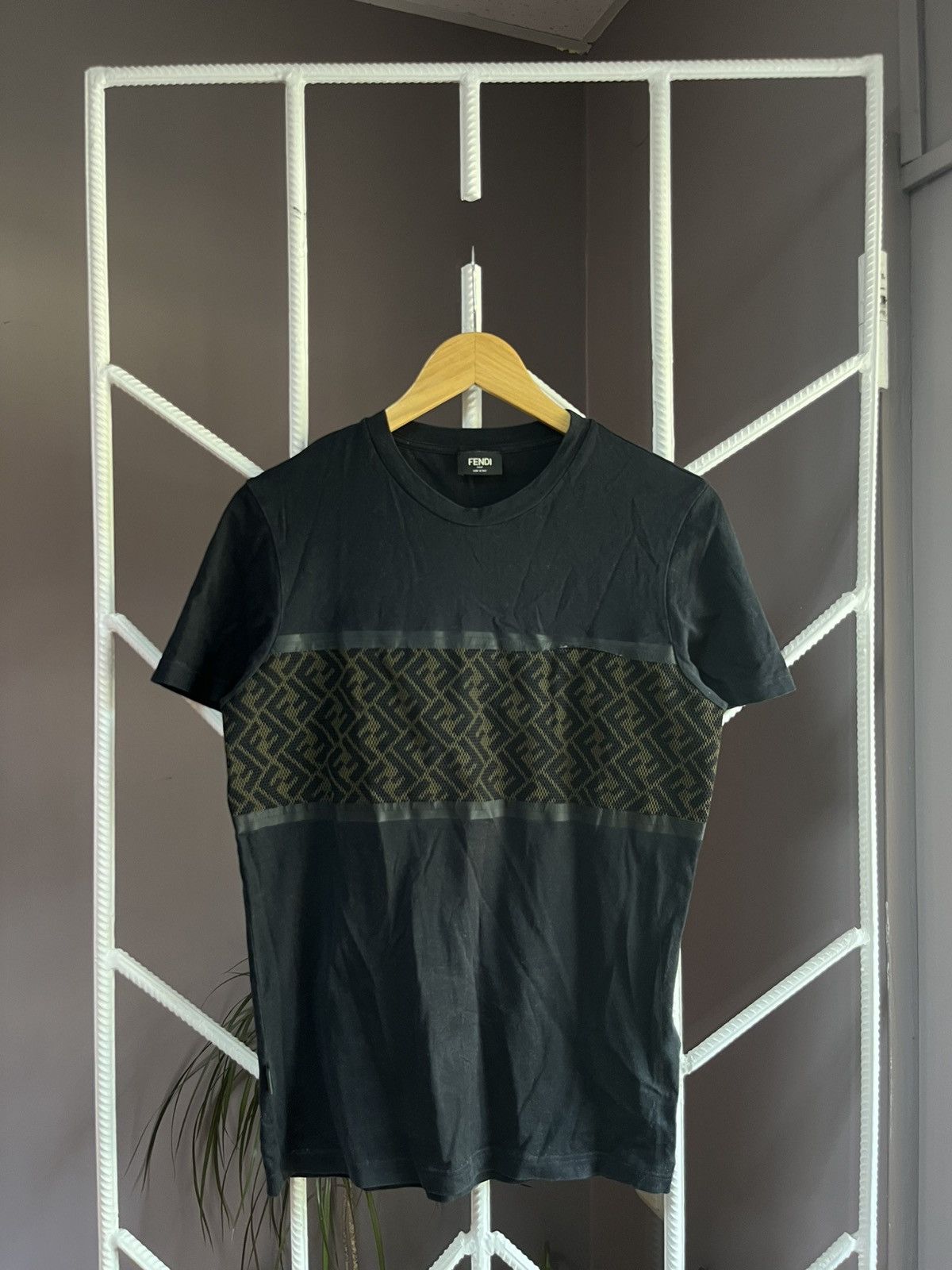 Fendi Fendi Monogram Tee Size US S / EU 44-46 / 1 - 1 Thumbnail