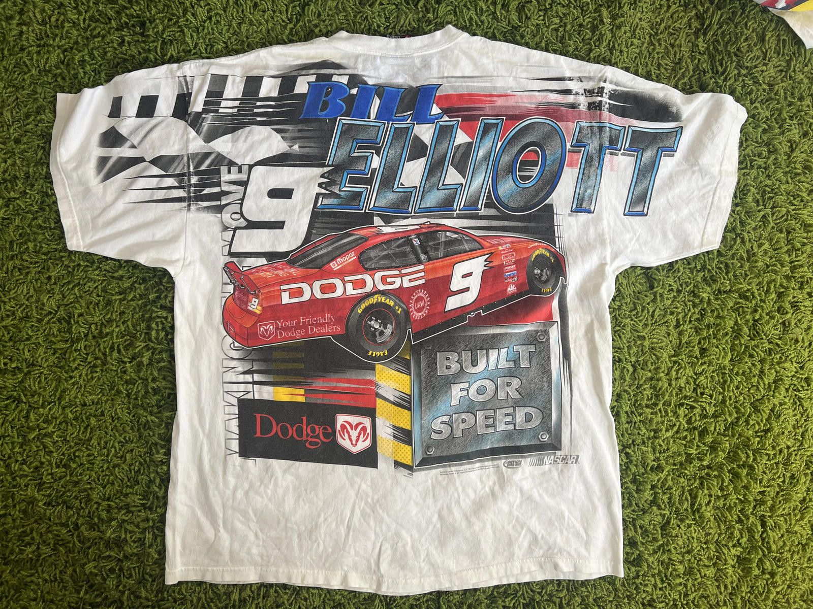 Chase Authentics Vintage AOP Bill Elliott Dodge NASCAR T-Shirt -- XL Size US XL / EU 56 / 4 - 2 Thumbnail