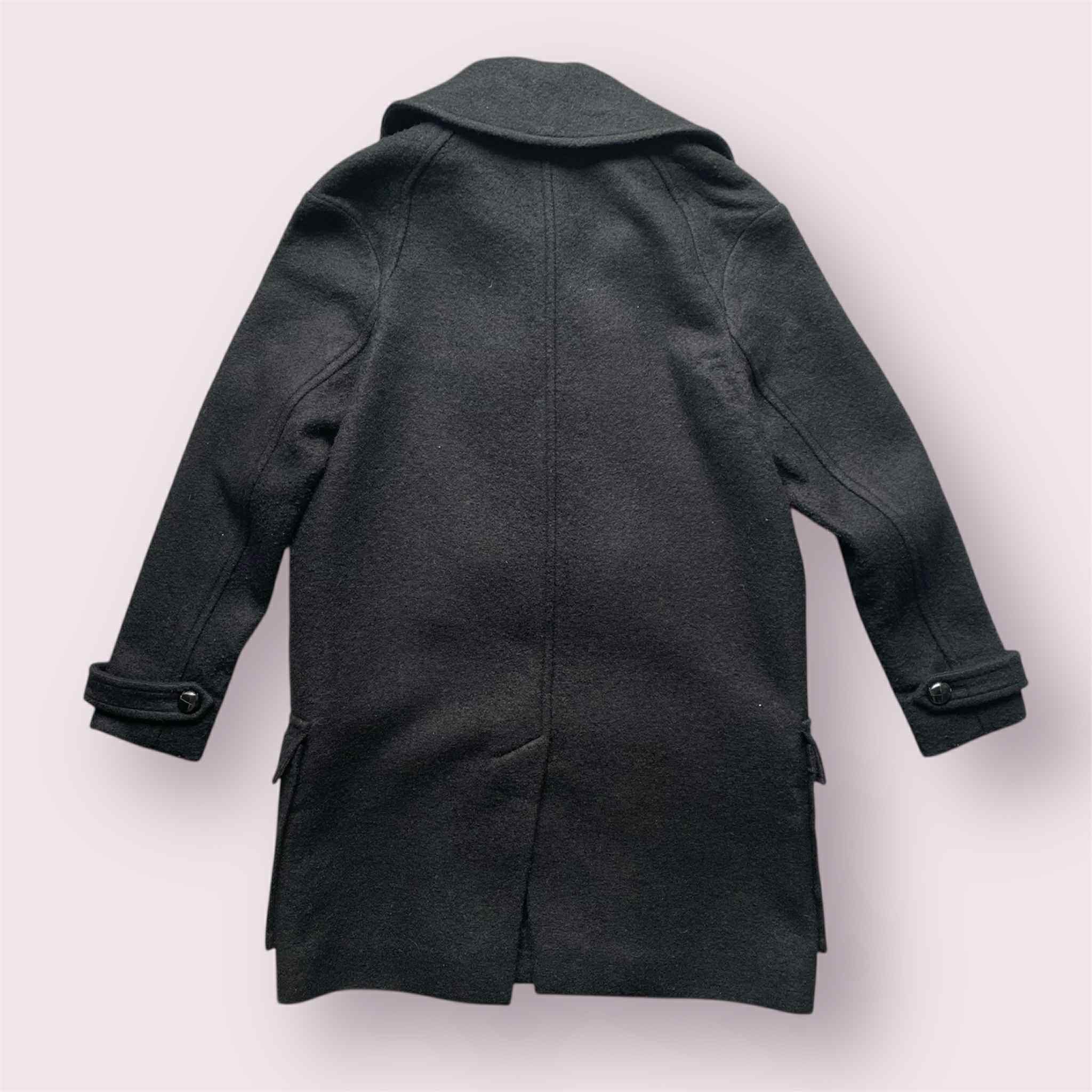 Isabel Marant Etoile Isabel Marant Etoile Black Wool Boiled Peacoat Buttons Size L / US 10 / IT 46 - 2 Thumbnail