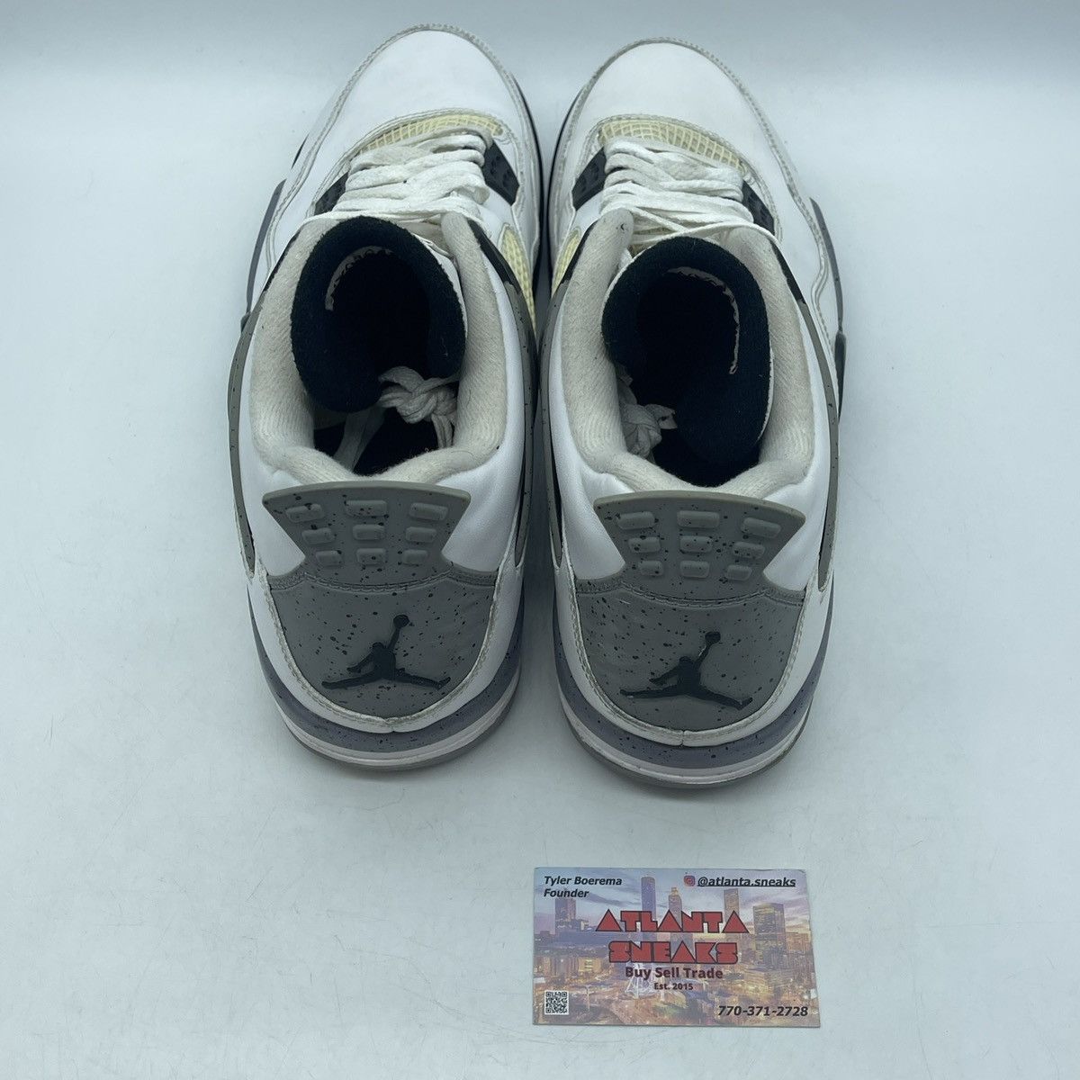 Jordan Brand Air Jordan 4 white cement Size US 14 / EU 47 - 6 Thumbnail