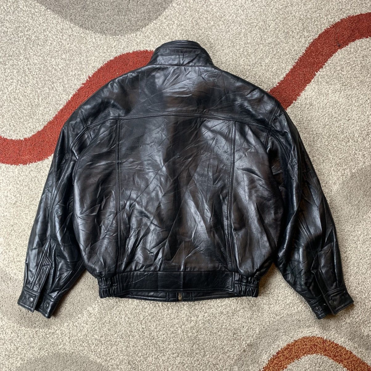 Genuine Leather Wind Armor Leather Jacket Size US L / EU 52-54 / 3 - 7 Thumbnail