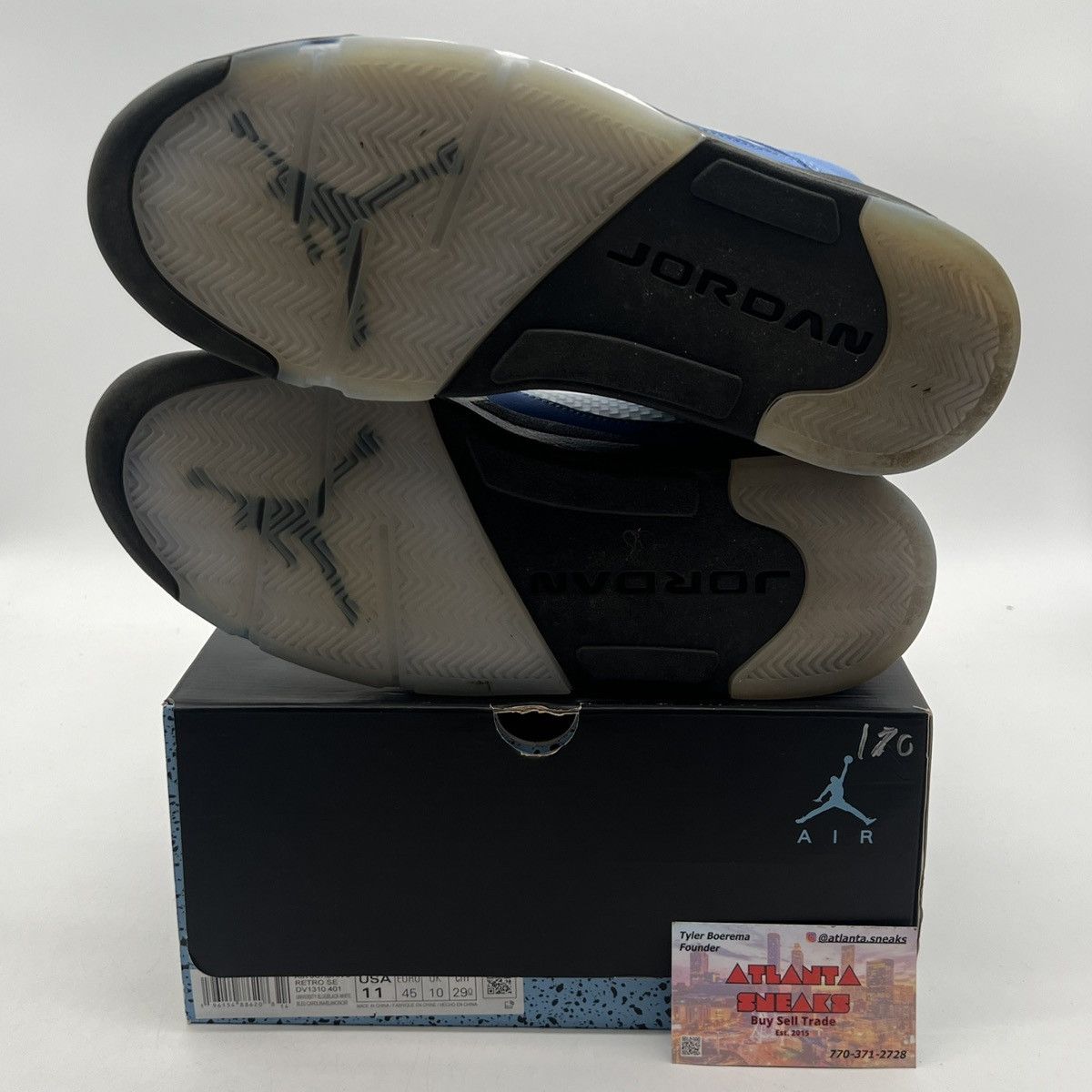 Jordan Brand Air Jordan 5 unc Size US 11 / EU 44 - 8 Thumbnail