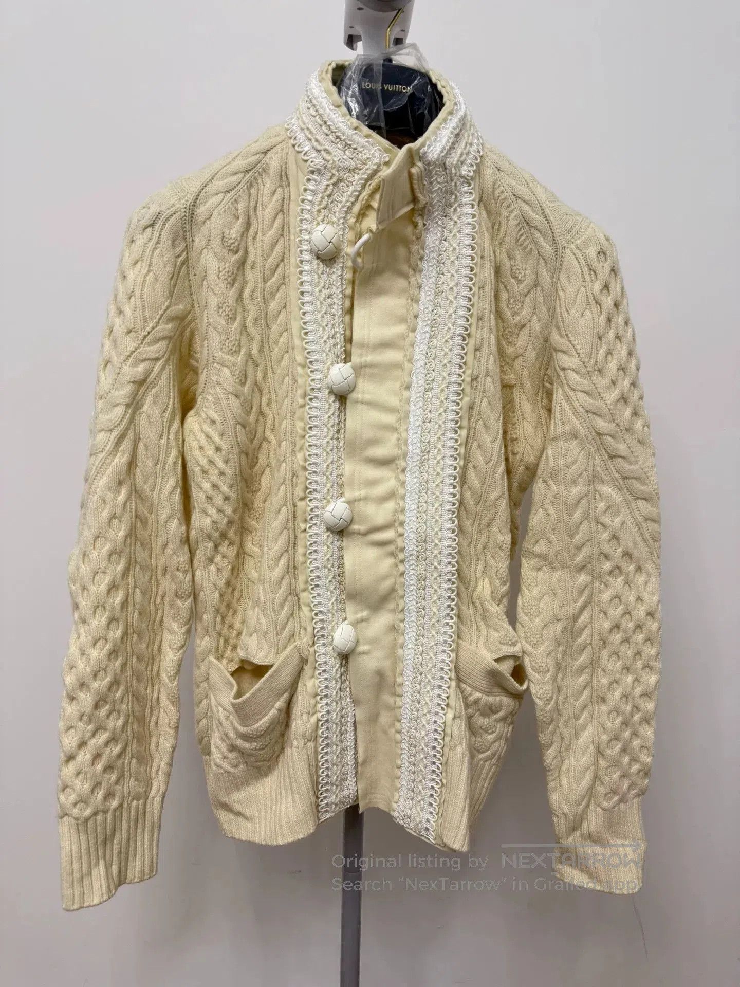 Sacai Sacai Pure Wool Knit Coat. Size S / US 4 / IT 40 - 1 Thumbnail