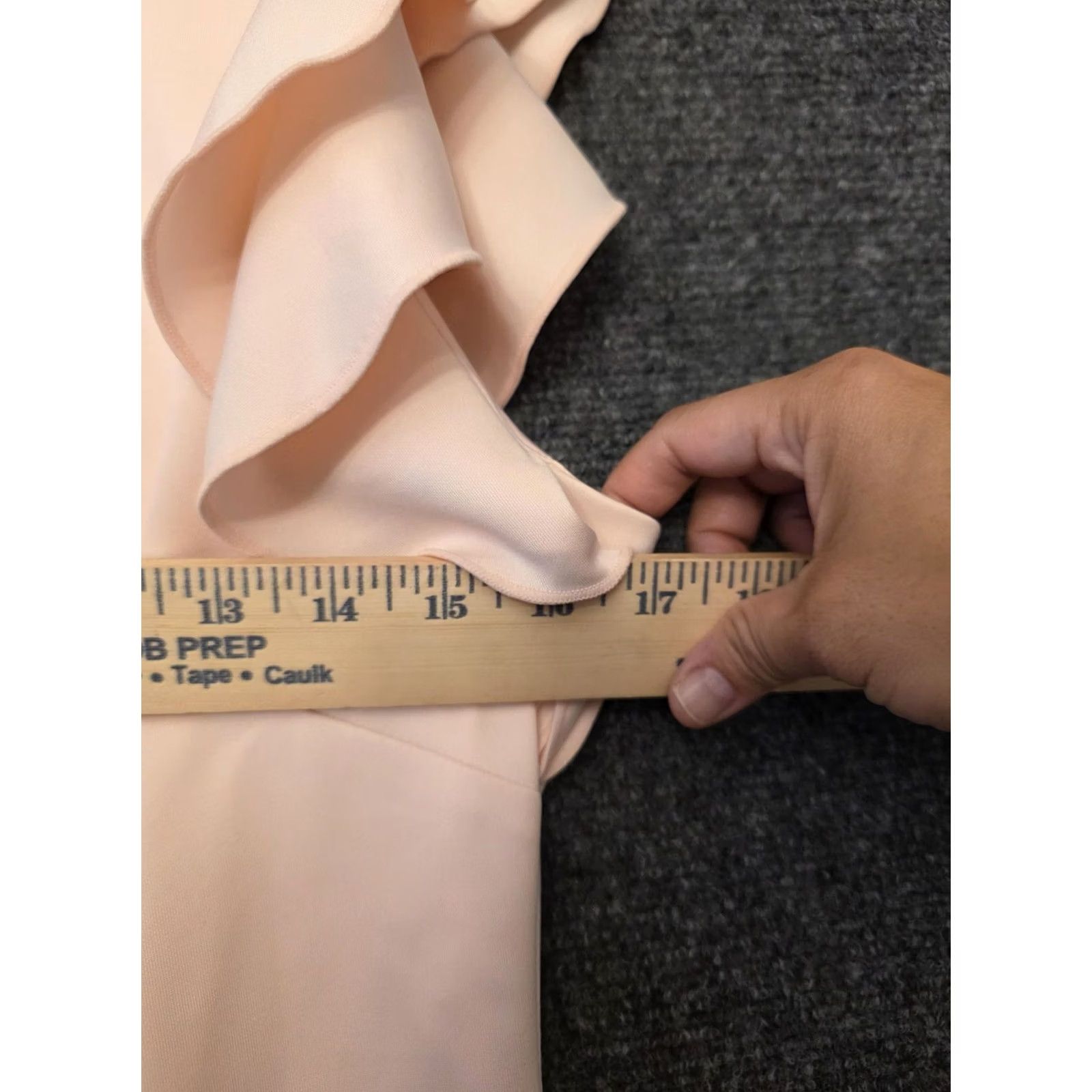 Tommy Hilfiger Tommy Hilfiger Dress Womens 6 Pink Ruffle Flutter Sleeve Sheath Knee Length Size M / US 6-8 / IT 42-44 - 4 Thumbnail