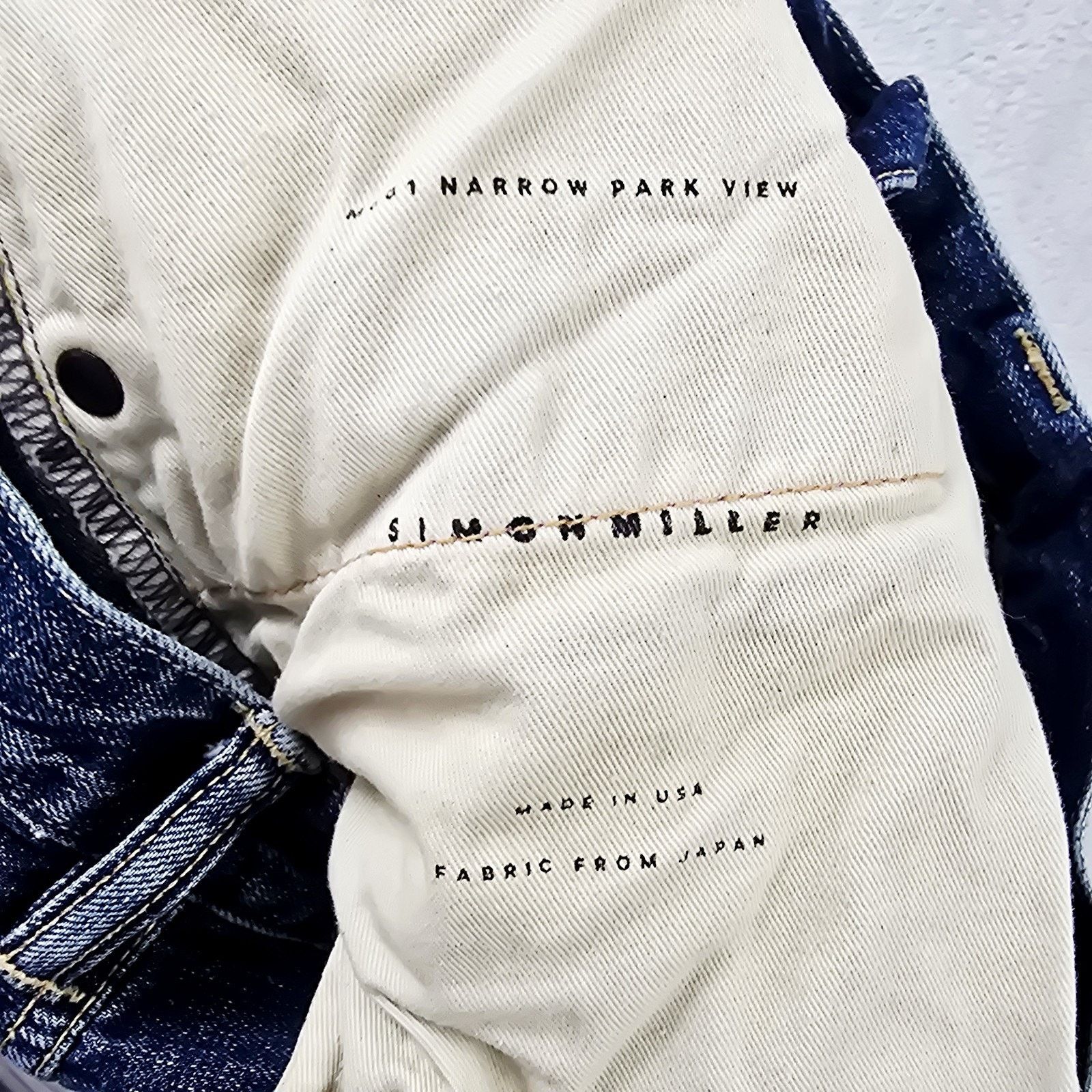 Simon Miller Simon Miller M001 Narrow Park USA Selvedge Jeans 29 x 30 Size US 29 - 6 Thumbnail
