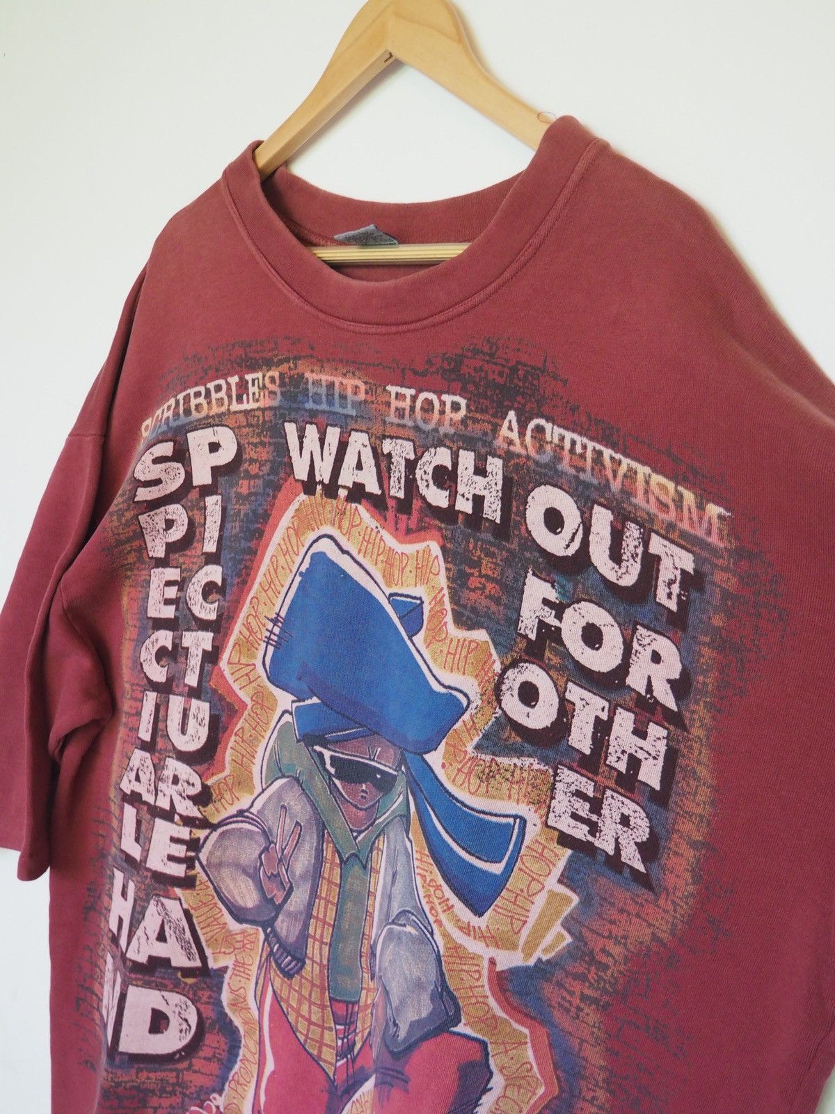 Other Vintage Scribbles hip hop activism, Italian brand Size US XXL / EU 58 / 5 - 2 Thumbnail