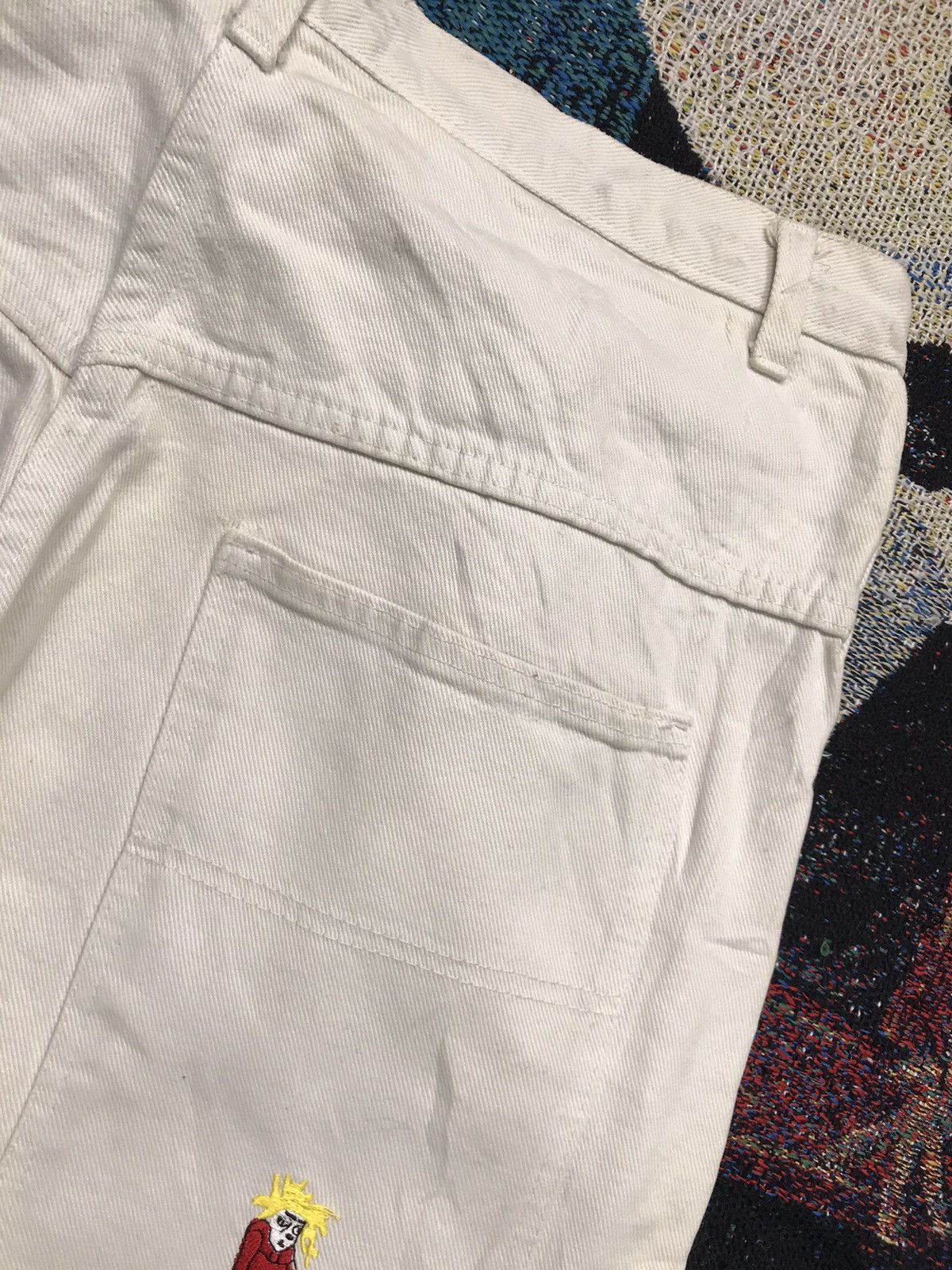 Vintage Vintage hip hop big pocket embroidered baggy denim Size US 36 / EU 52 - 15 Thumbnail