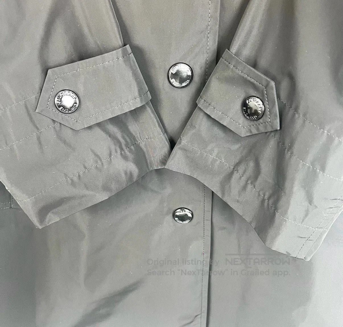 Burberry Black Long Hooded Coat with Button Front Size S. Size US S / EU 44-46 / 1 - 7 Thumbnail