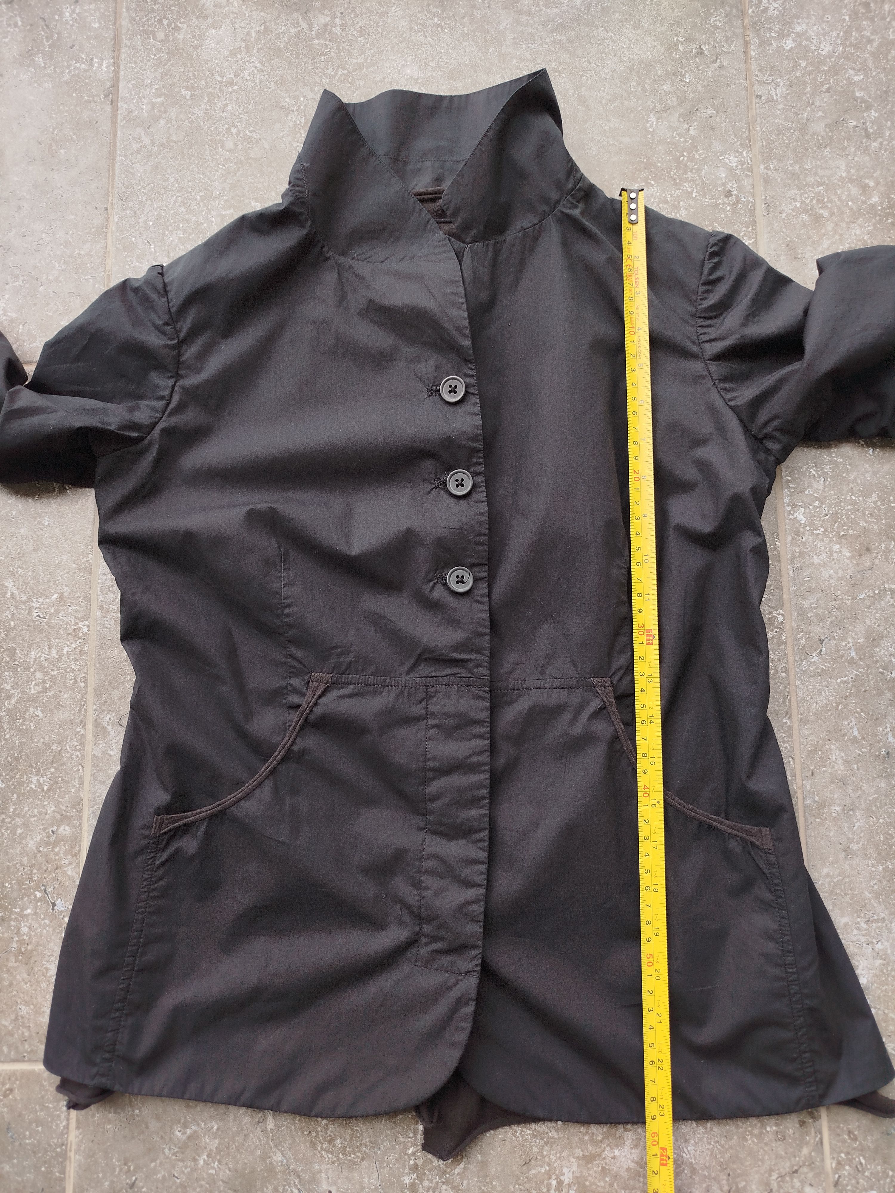Rundholz Blazer Top Long Sleeve Pockets Layered Cotton Size M Size M / US 6-8 / IT 42-44 - 10 Thumbnail