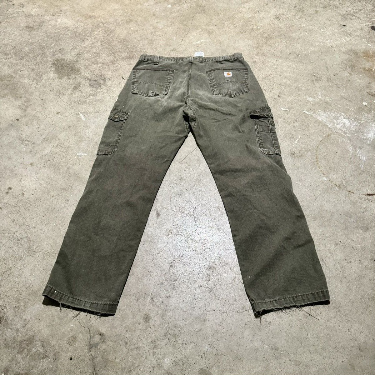 Carhartt × Vintage VINTAGE PAINT SPLATTERED CARHARTT PANTS Size US 34 / EU 50 - 5 Thumbnail