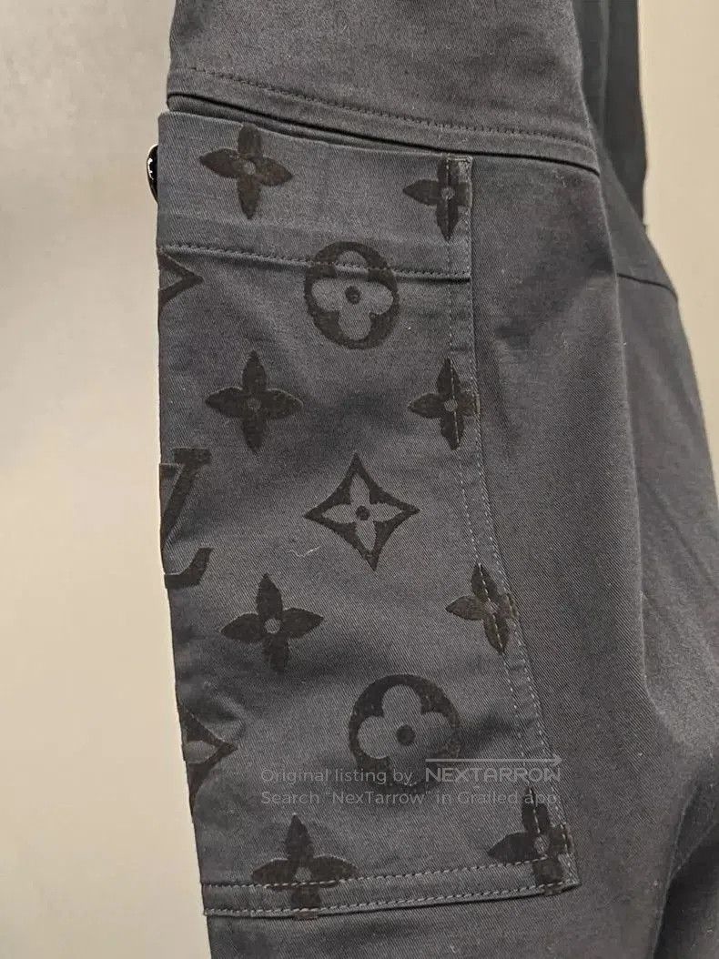 Louis Vuitton LV Monogram Flocked Casual Pants. Size US 34 / EU 50 - 5 Thumbnail