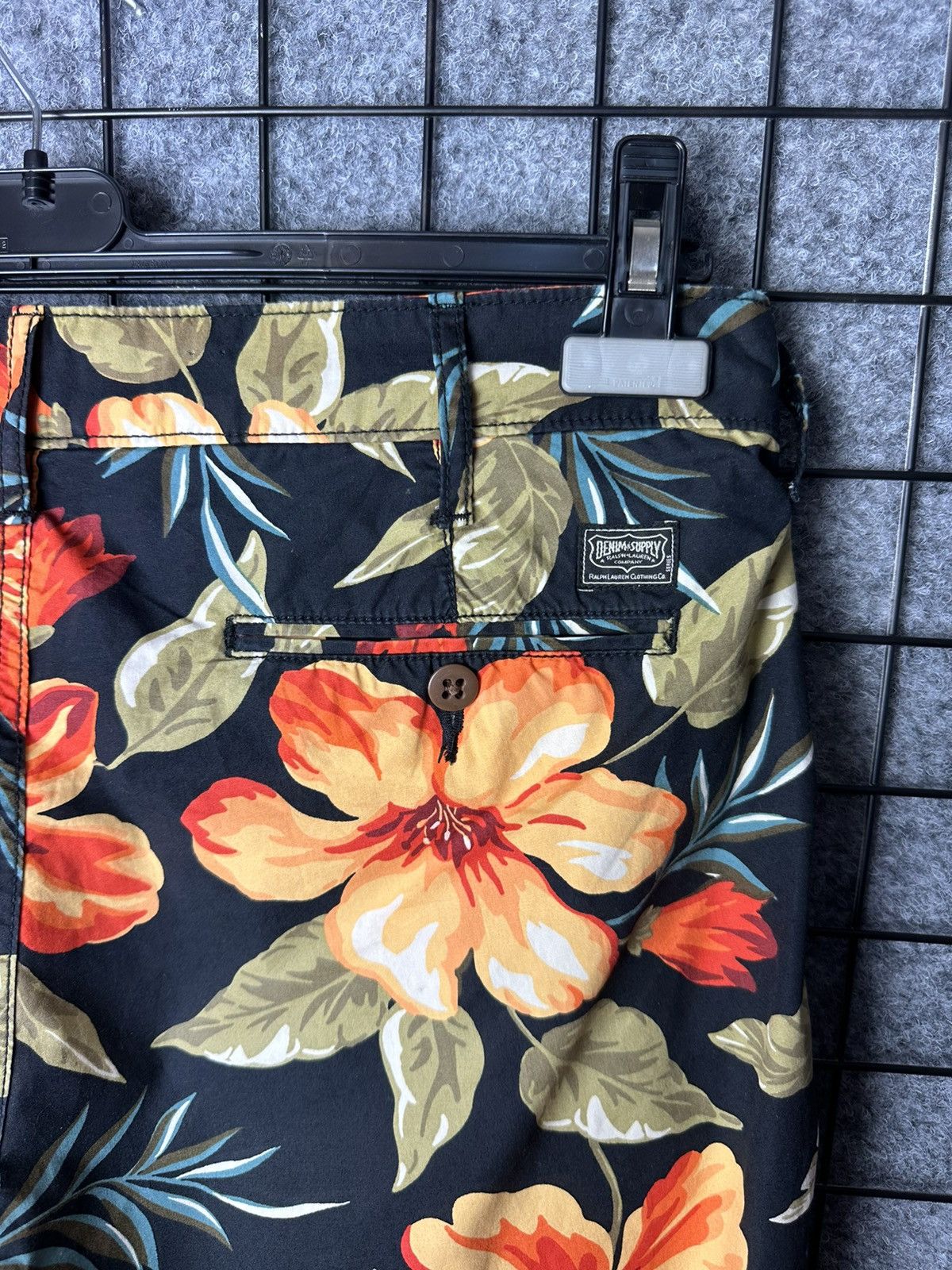 Denim & Supply Ralph Lauren × Ralph Lauren Ralph Lauren Denim Supply Streetwear Floral Shorts Size 32 Size US 32 / EU 48 - 7 Thumbnail