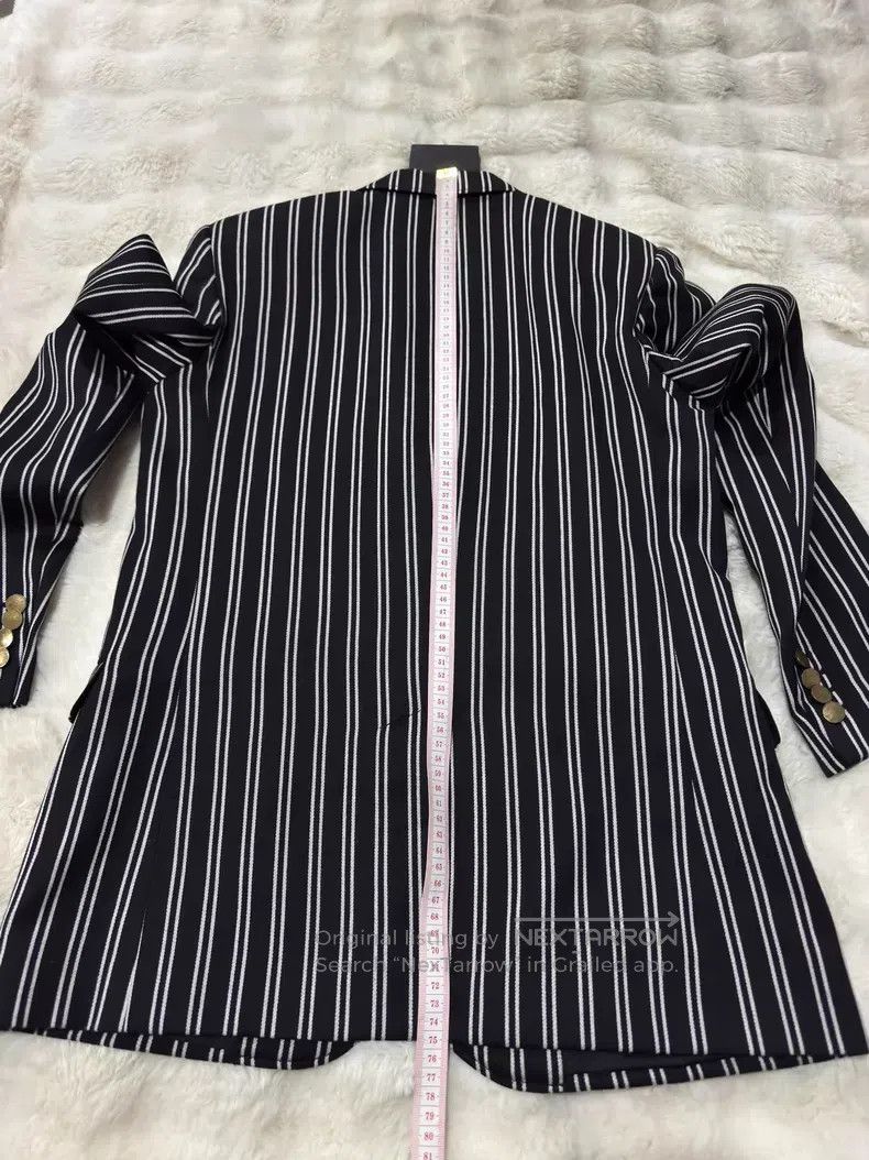 Saint Laurent Paris Saint Laurent Paris Gold Button Striped Men's Suit i Size US M / EU 48-50 / 2 - 9 Thumbnail