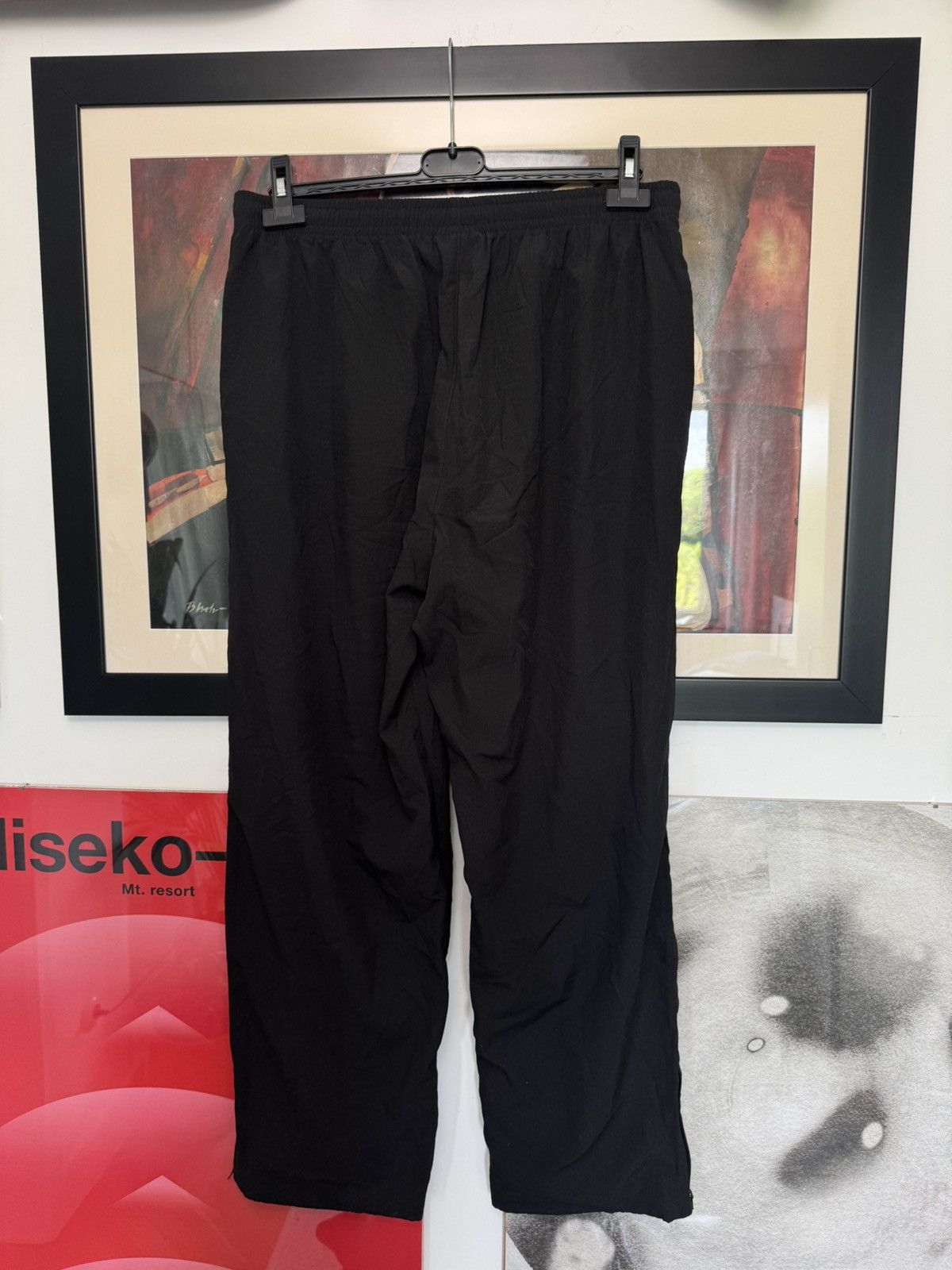 Thunderdome Vintage Australian 90s Track Pants Black Grail Gabber Wear Size US 33 - 2 Thumbnail