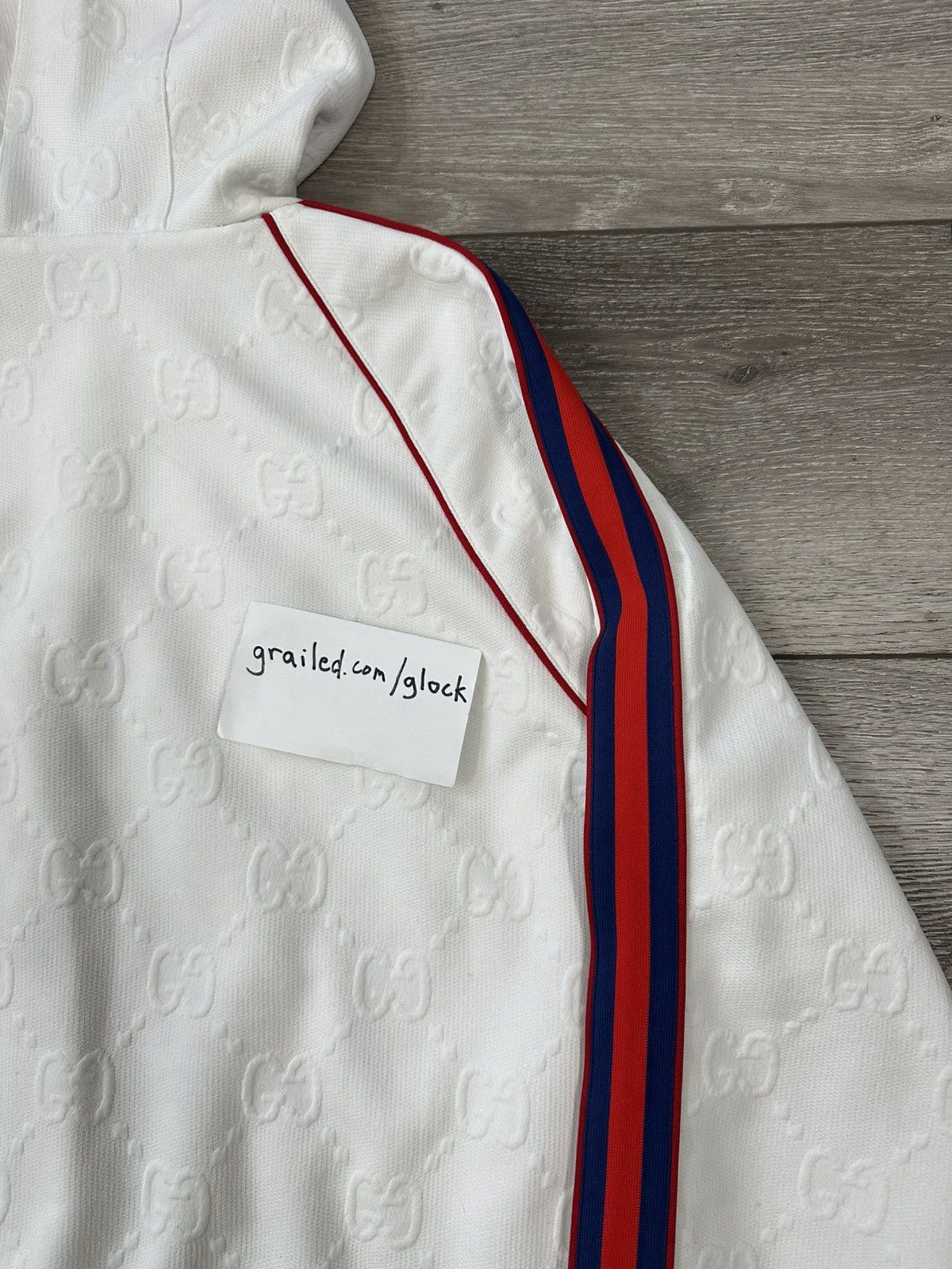 Gucci Gucci GG Logo Full Print Zip Up Windbreaker Hoodie XL Size US XL / EU 56 / 4 - 7 Thumbnail
