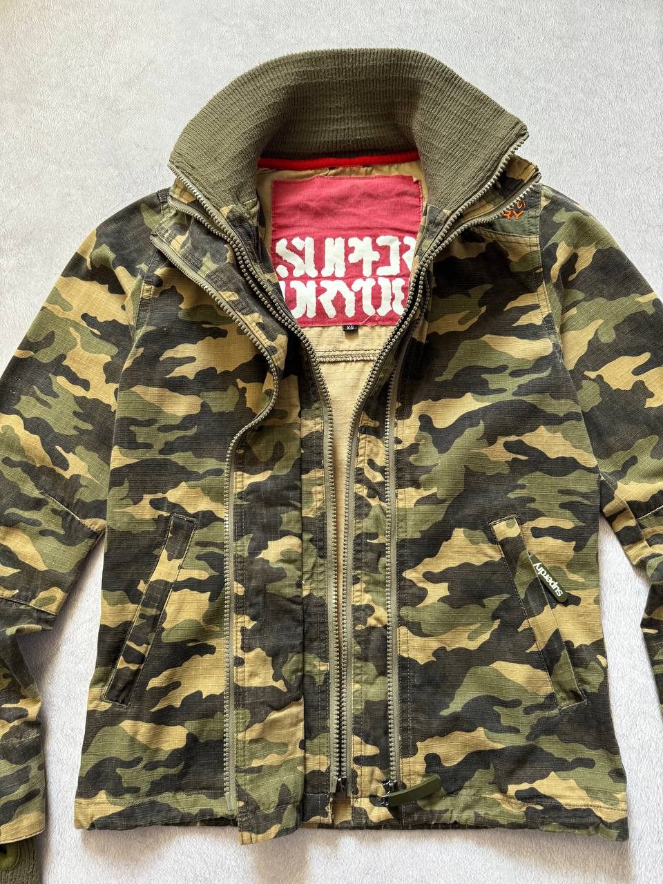 Superdry Superdry Japan Ripstop Camouflage Jacket Military Style Camo Size US XS / EU 42 / 0 - 8 Thumbnail