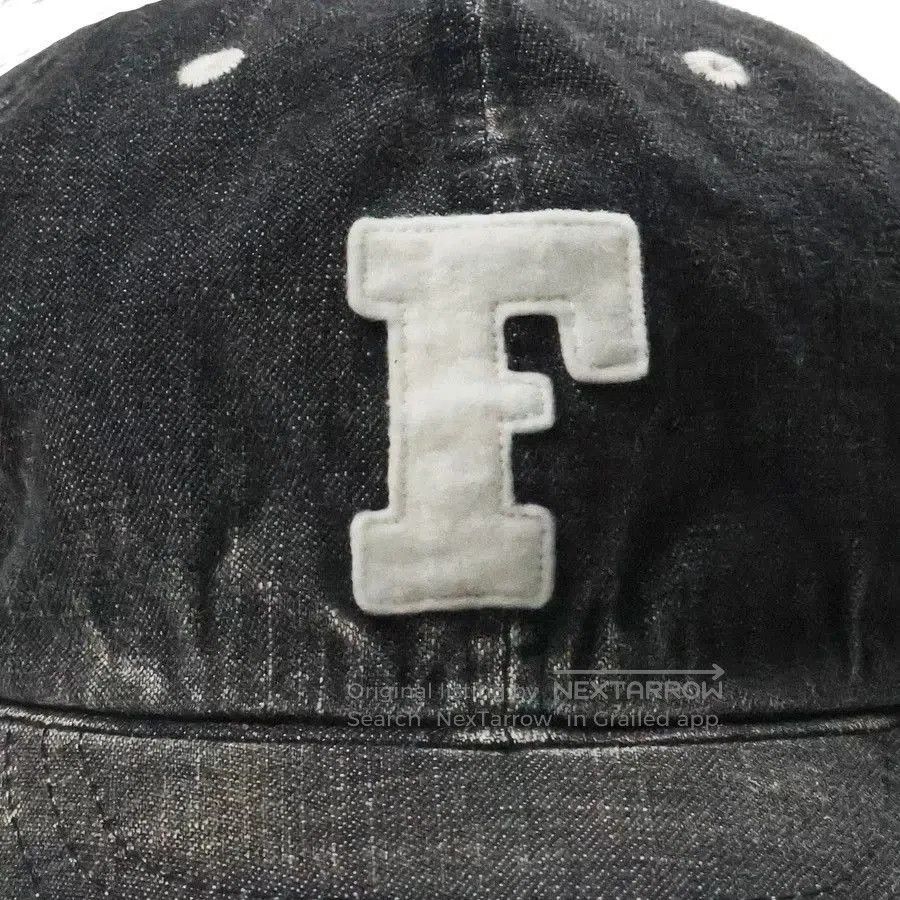Full Count & Co. FULLCOUNT Washed Denim Embroidered Baseball Cap. Size ONE SIZE - 5 Thumbnail