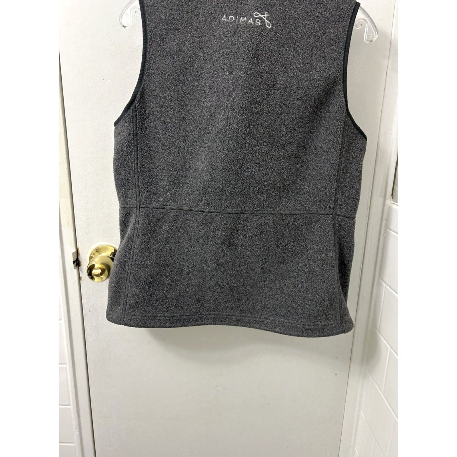 Vintage LL Bean Mountain Classic Fleece Vest Womens Medium Gray Full Zip Jacket 505383 Size M / US 6-8 / IT 42-44 - 7 Thumbnail