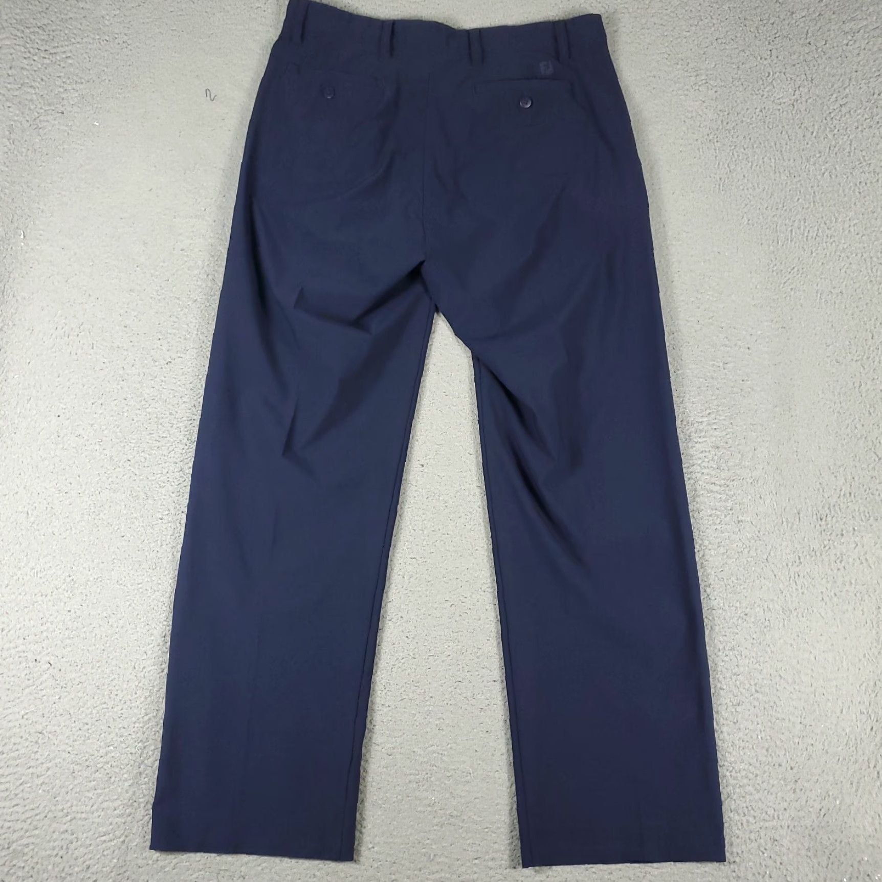 Footjoy FootJoy Golf Pants Mens 34x32 Blue Stretch Chino Flat Front Trousers Regular Fit Size US 34 / EU 50 - 7 Thumbnail
