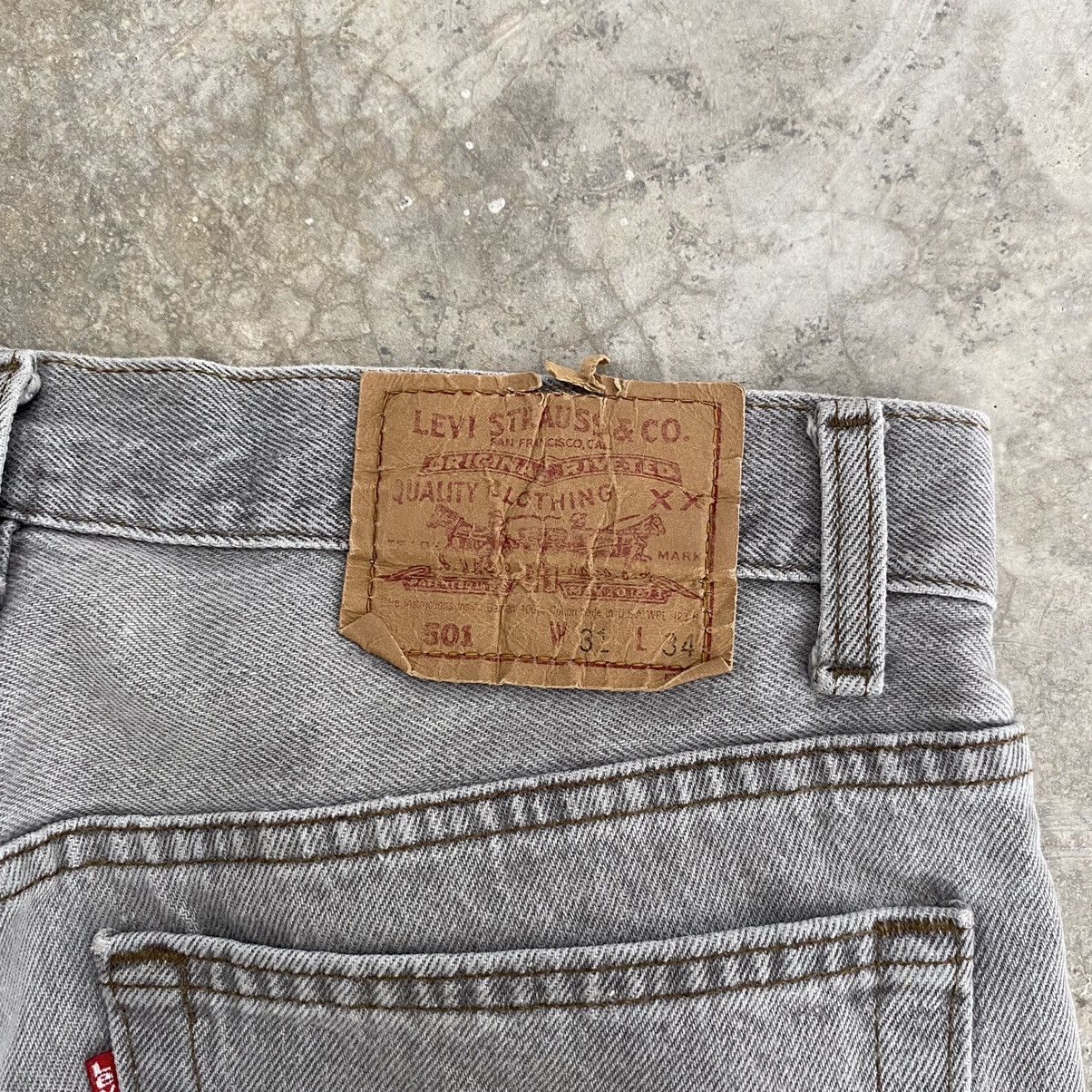 Levi's Size 30x29 VTG 1992 Levis 501 Desert Grey Denim Jeans Size US 30 / EU 46 - 21 Thumbnail
